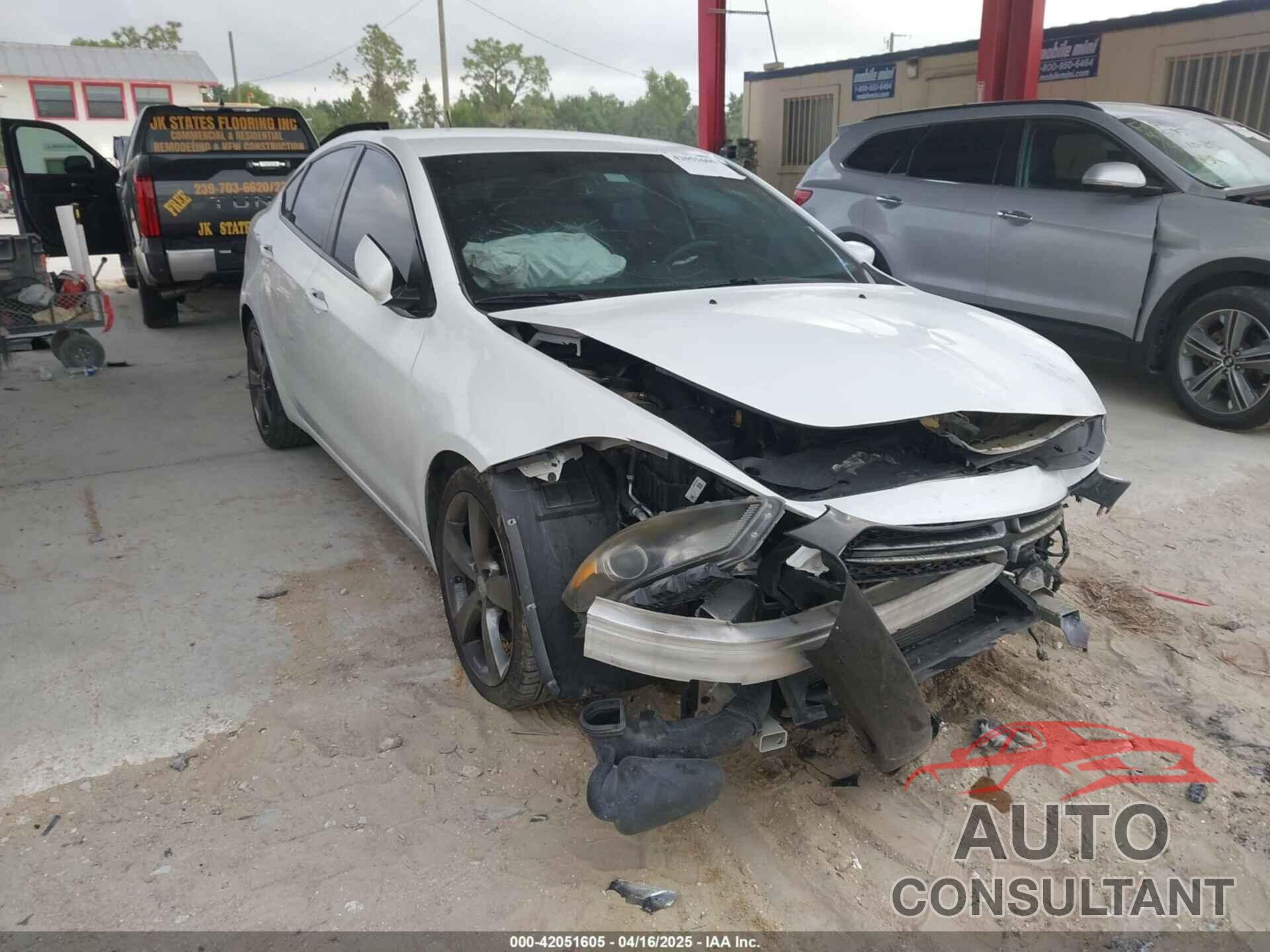 DODGE DART 2015 - 1C3CDFEB9FD369301