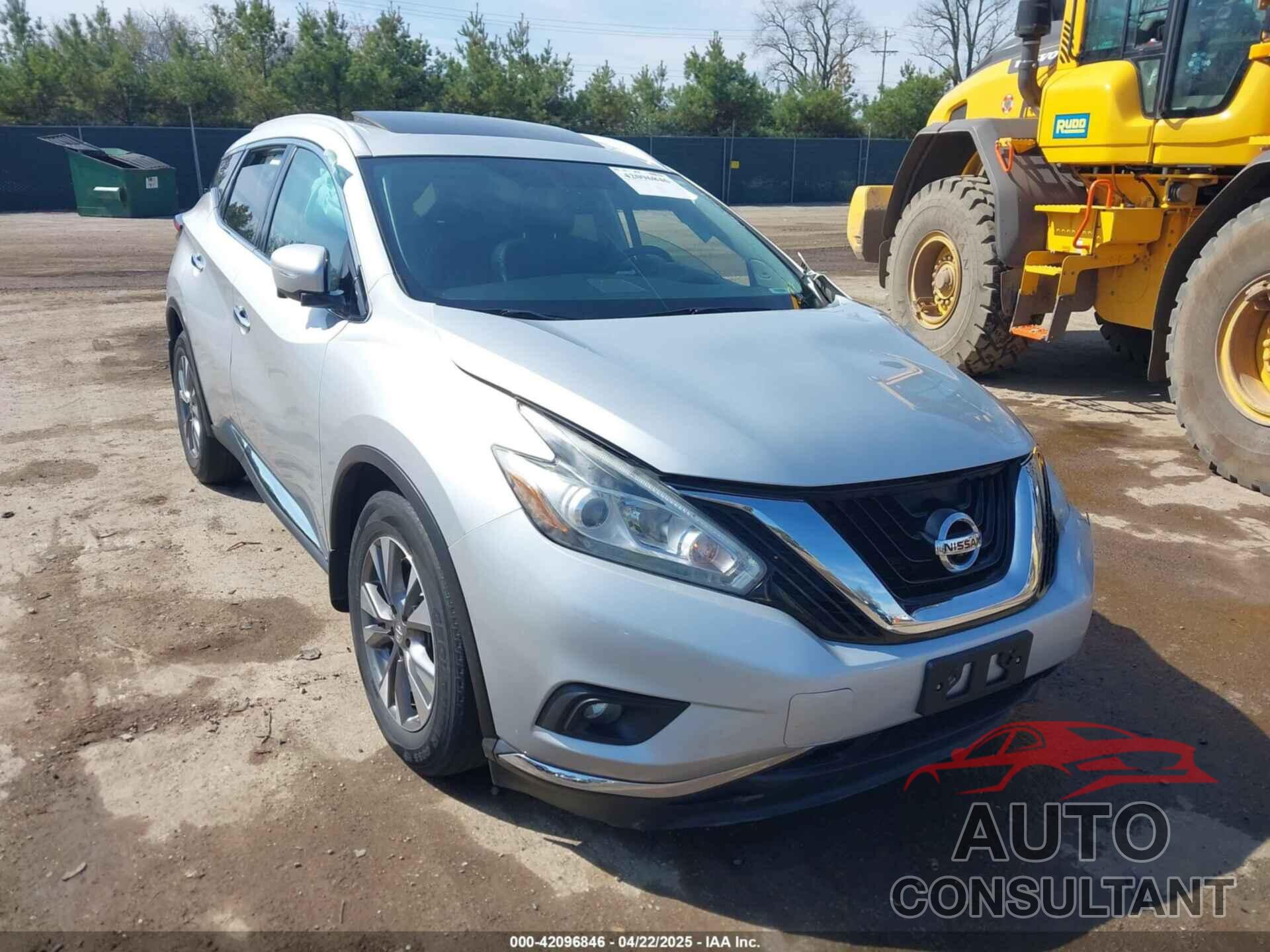 NISSAN MURANO 2015 - 5N1AZ2MH2FN205221