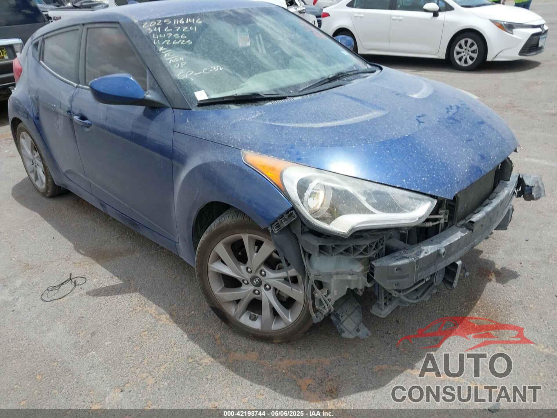 HYUNDAI VELOSTER 2016 - KMHTC6AD1GU257319