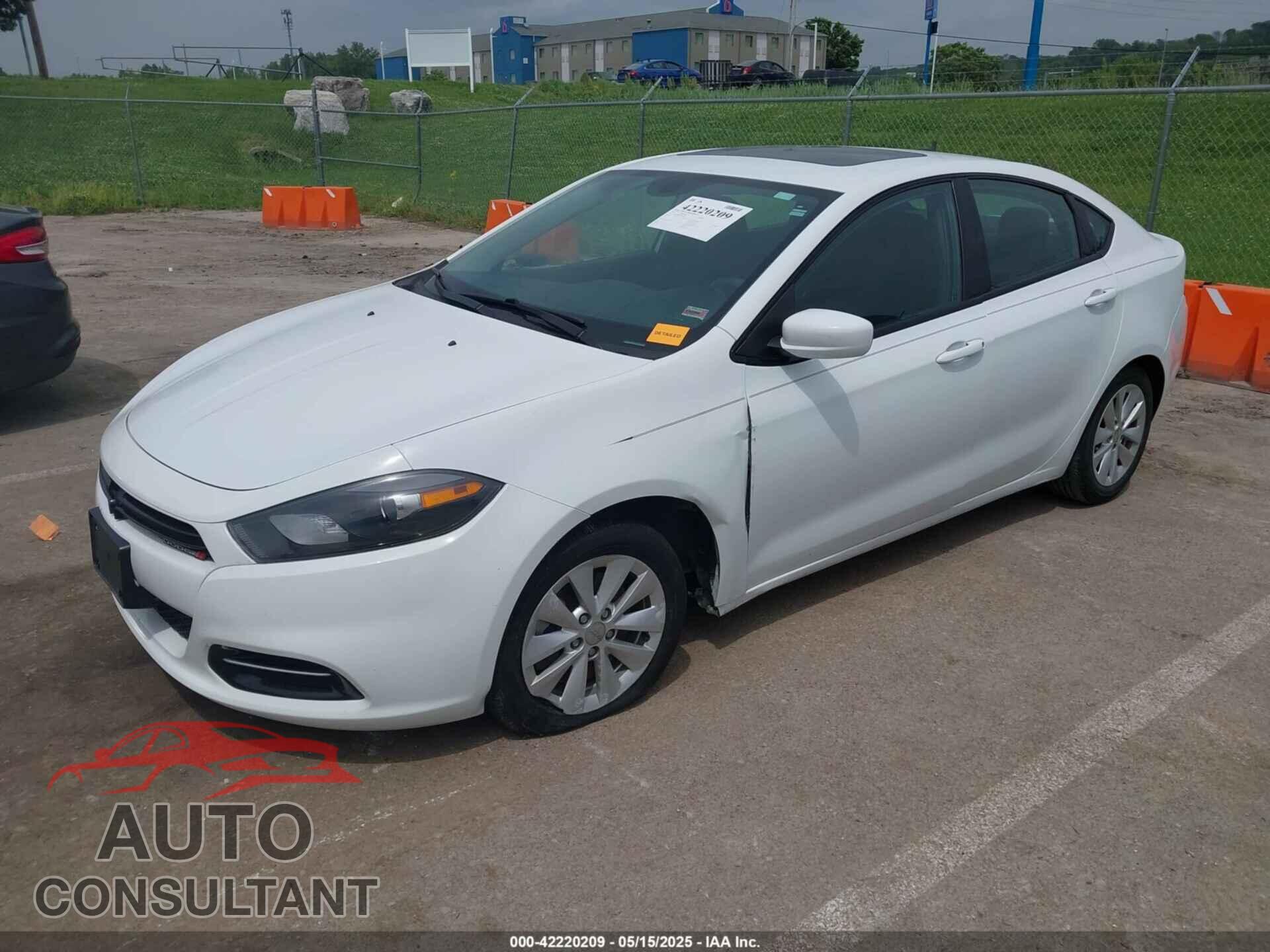 DODGE DART 2014 - 1C3CDFBB2ED867049