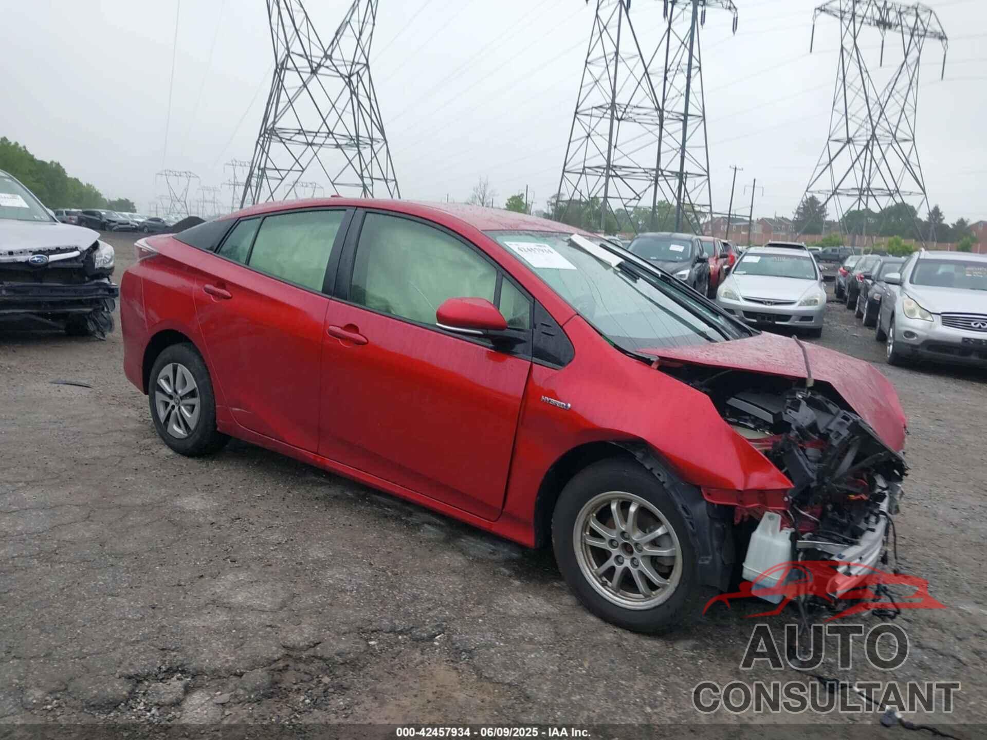 TOYOTA PRIUS 2018 - JTDKBRFU6J3066540