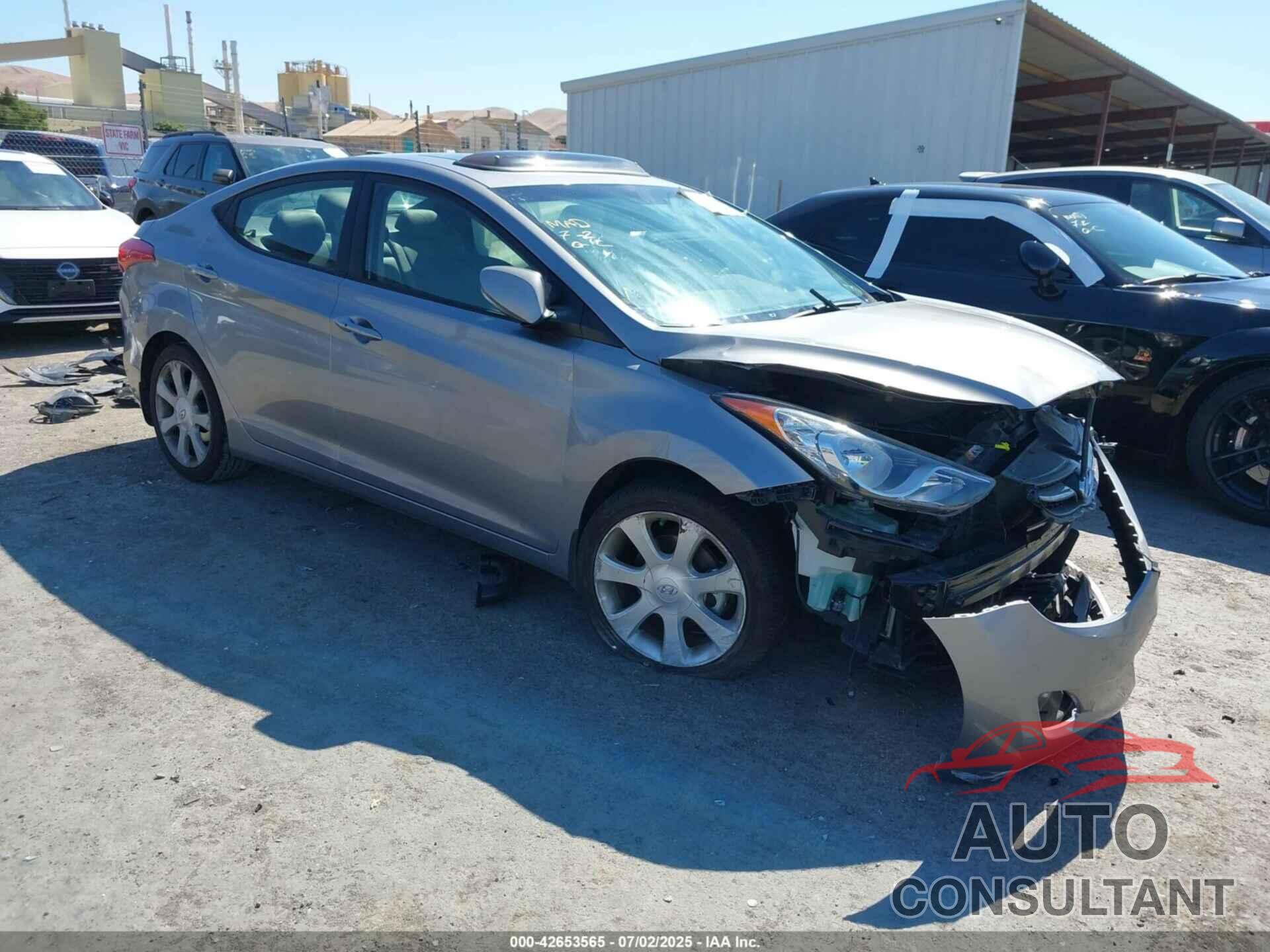HYUNDAI ELANTRA 2013 - KMHDH4AEXDU523371