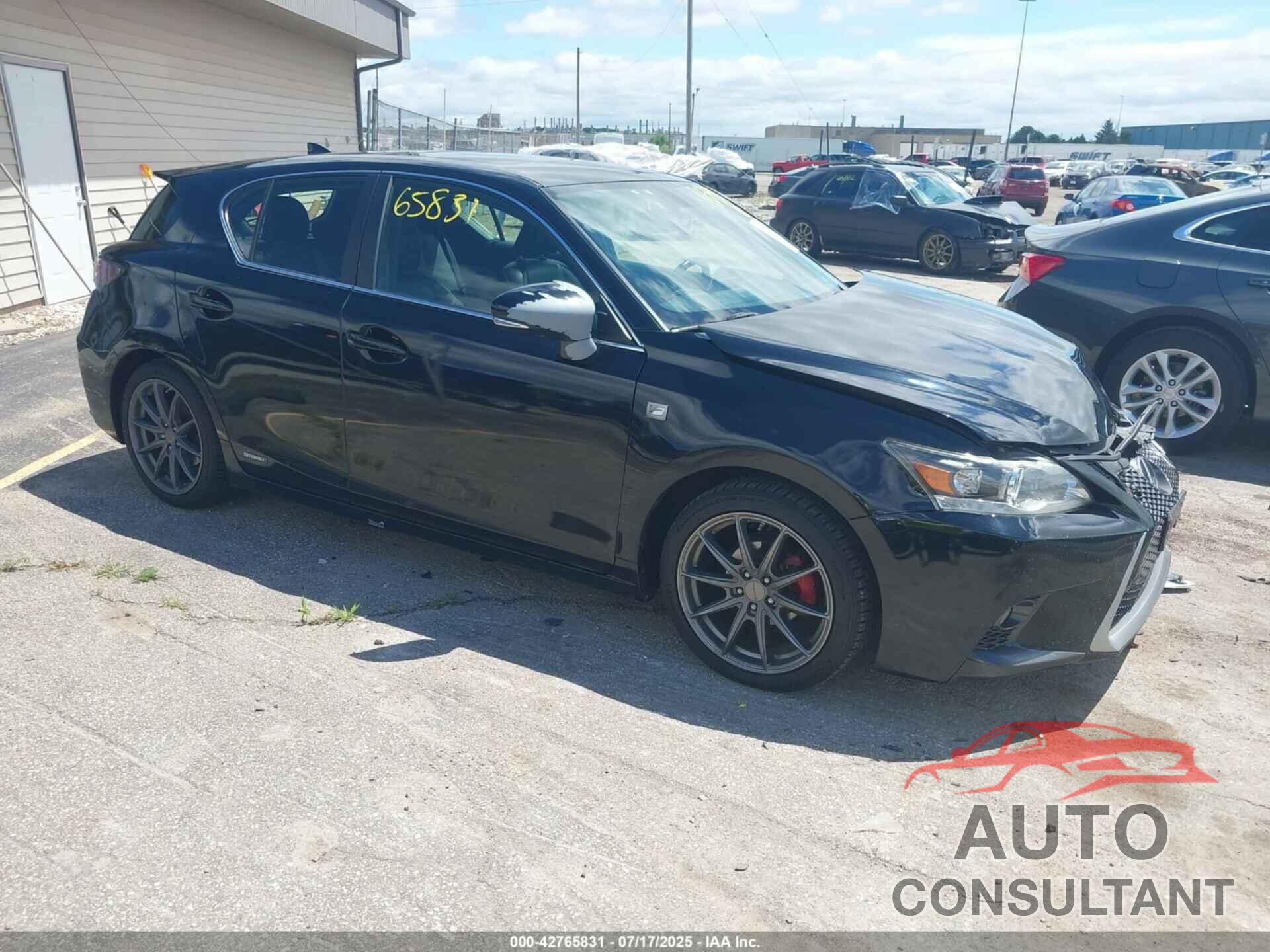 LEXUS CT 200H 2015 - JTHKD5BH2F2242765