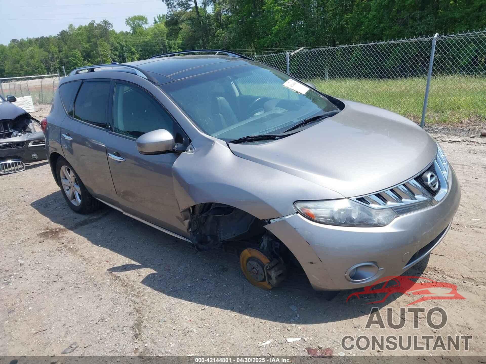NISSAN MURANO 2010 - JN8AZ1MW6AW131273