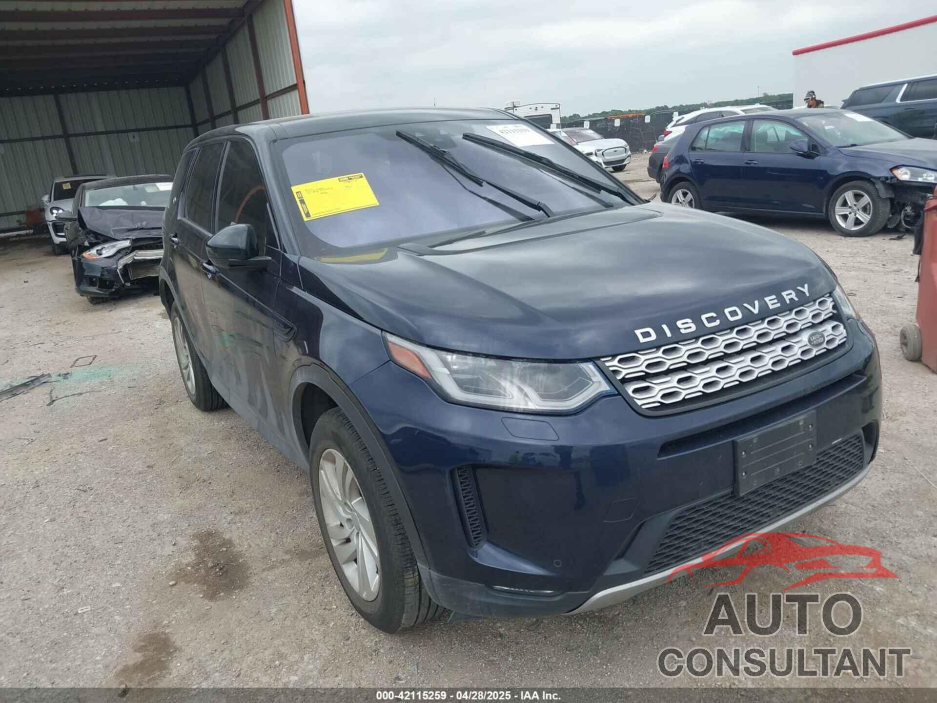 LAND ROVER DISCOVERY SPORT 2020 - SALCK2FX5LH843648