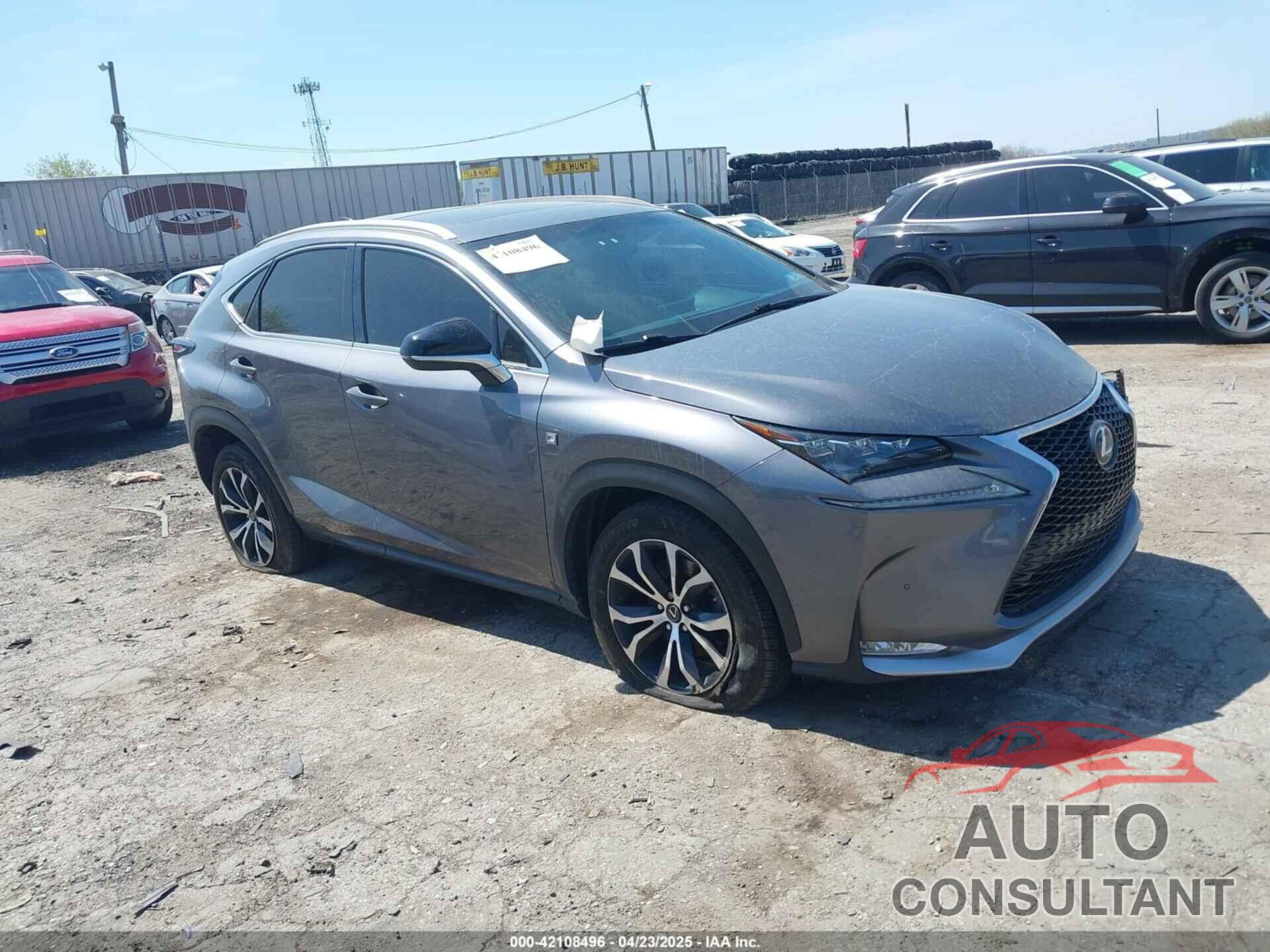 LEXUS NX 200T 2015 - JTJBARBZ8F2013577