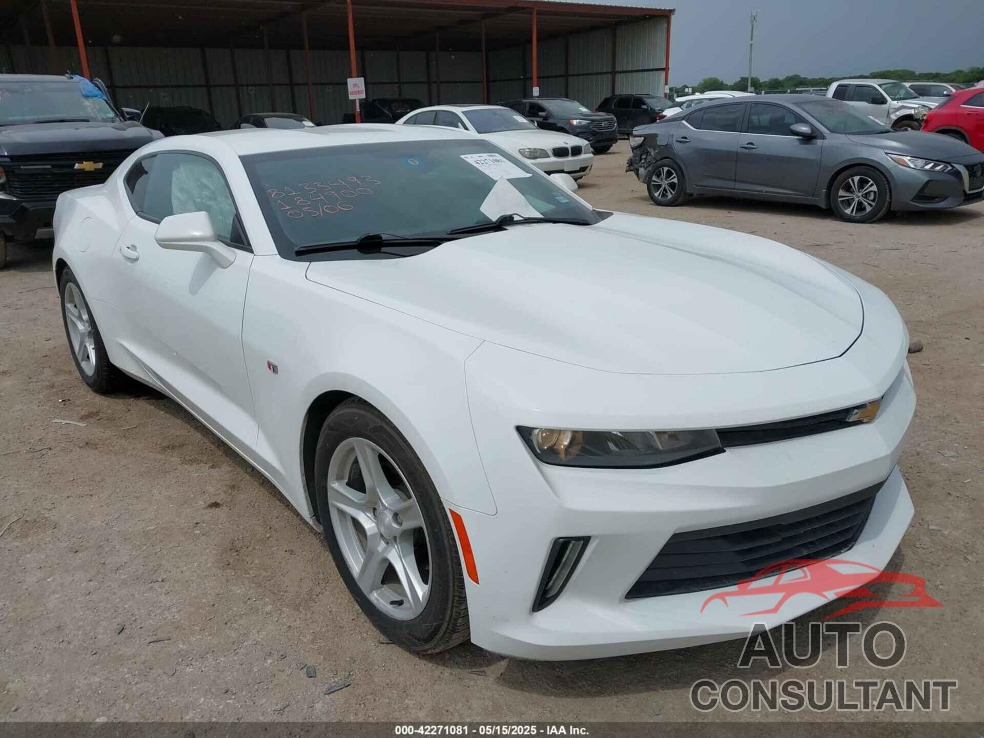 CHEVROLET CAMARO 2018 - 1G1FB1RS9J0184900