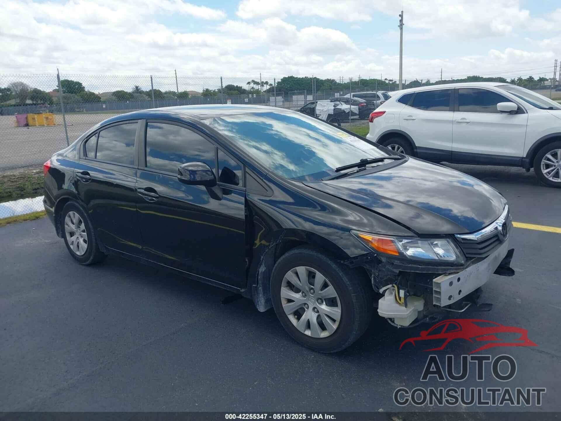 HONDA CIVIC 2012 - 19XFB2F56CE369900