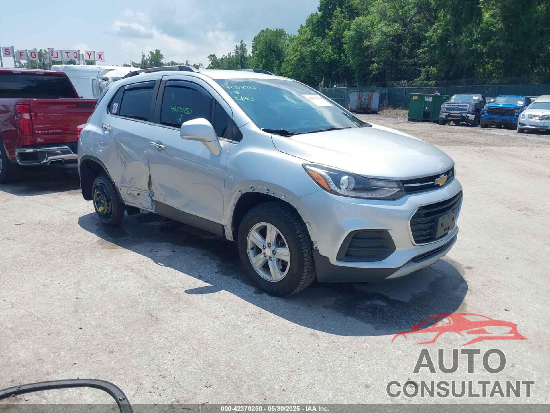 CHEVROLET TRAX 2019 - 3GNCJPSB4KL287003