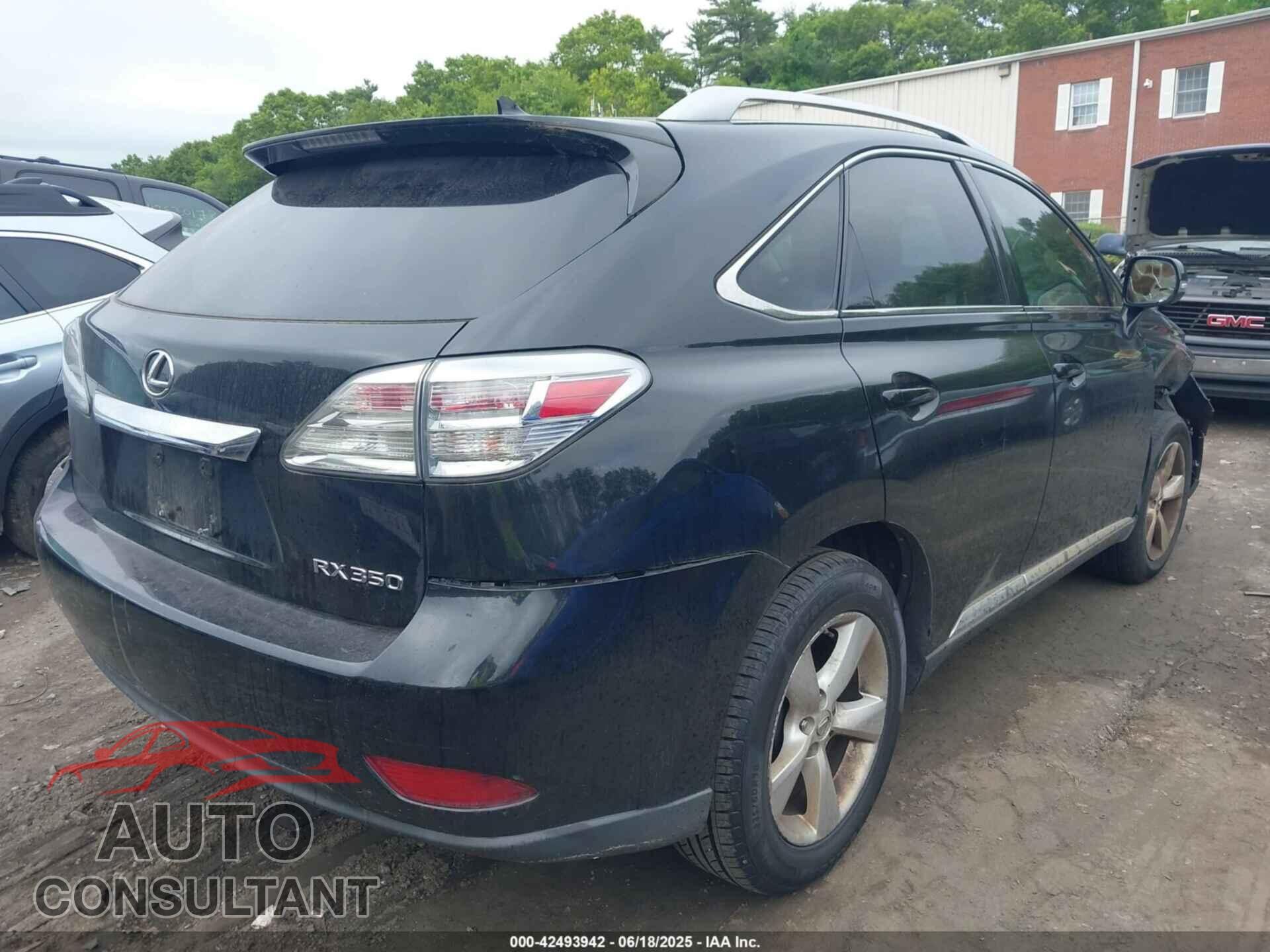 LEXUS RX 350 2011 - 2T2BK1BA6BC094873