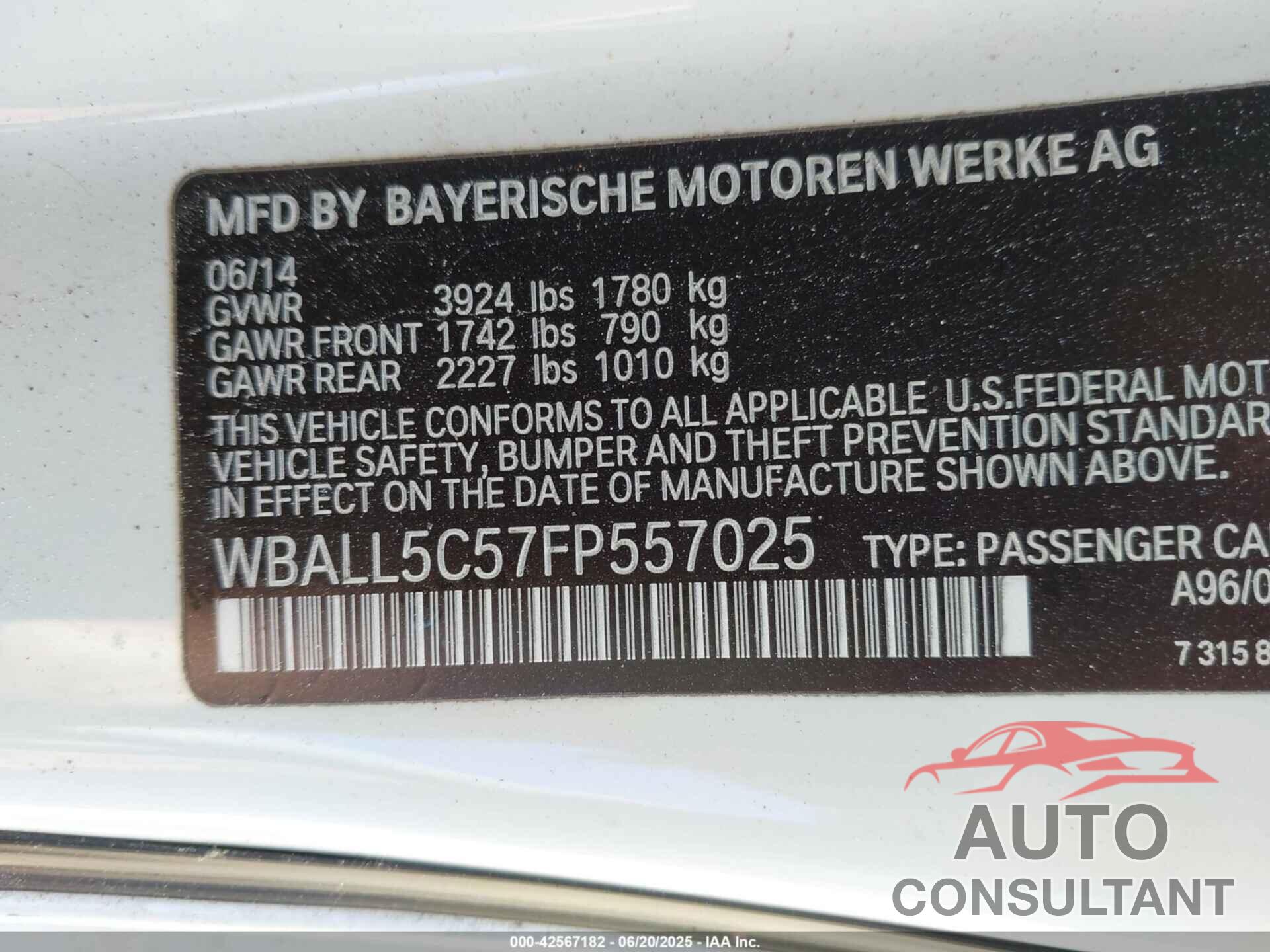 BMW Z4 2015 - WBALL5C57FP557025