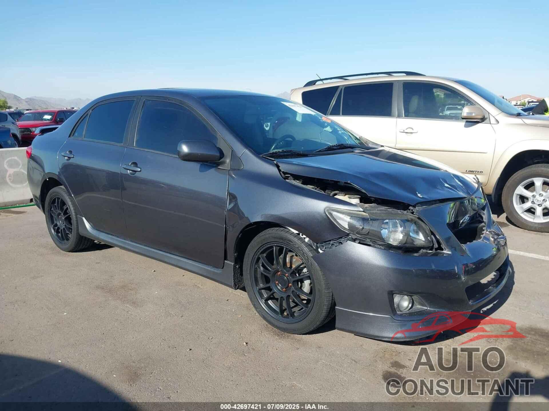 TOYOTA COROLLA 2009 - 1NXBU40E89Z141223