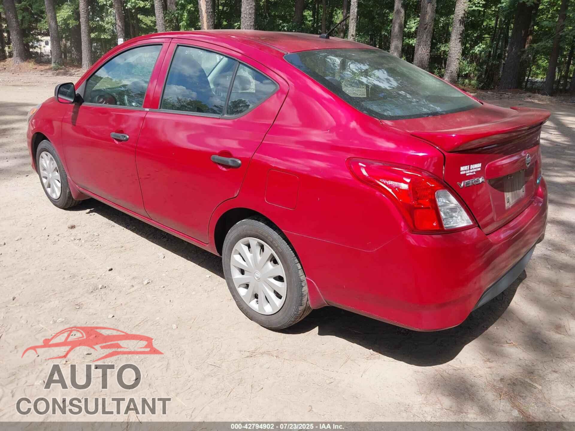 NISSAN VERSA 2015 - 3N1CN7AP1FL830455