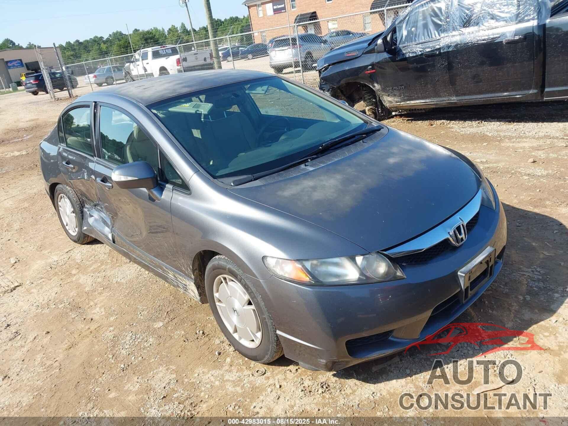 HONDA CIVIC HYBRID 2010 - JHMFA3F2XAS006782