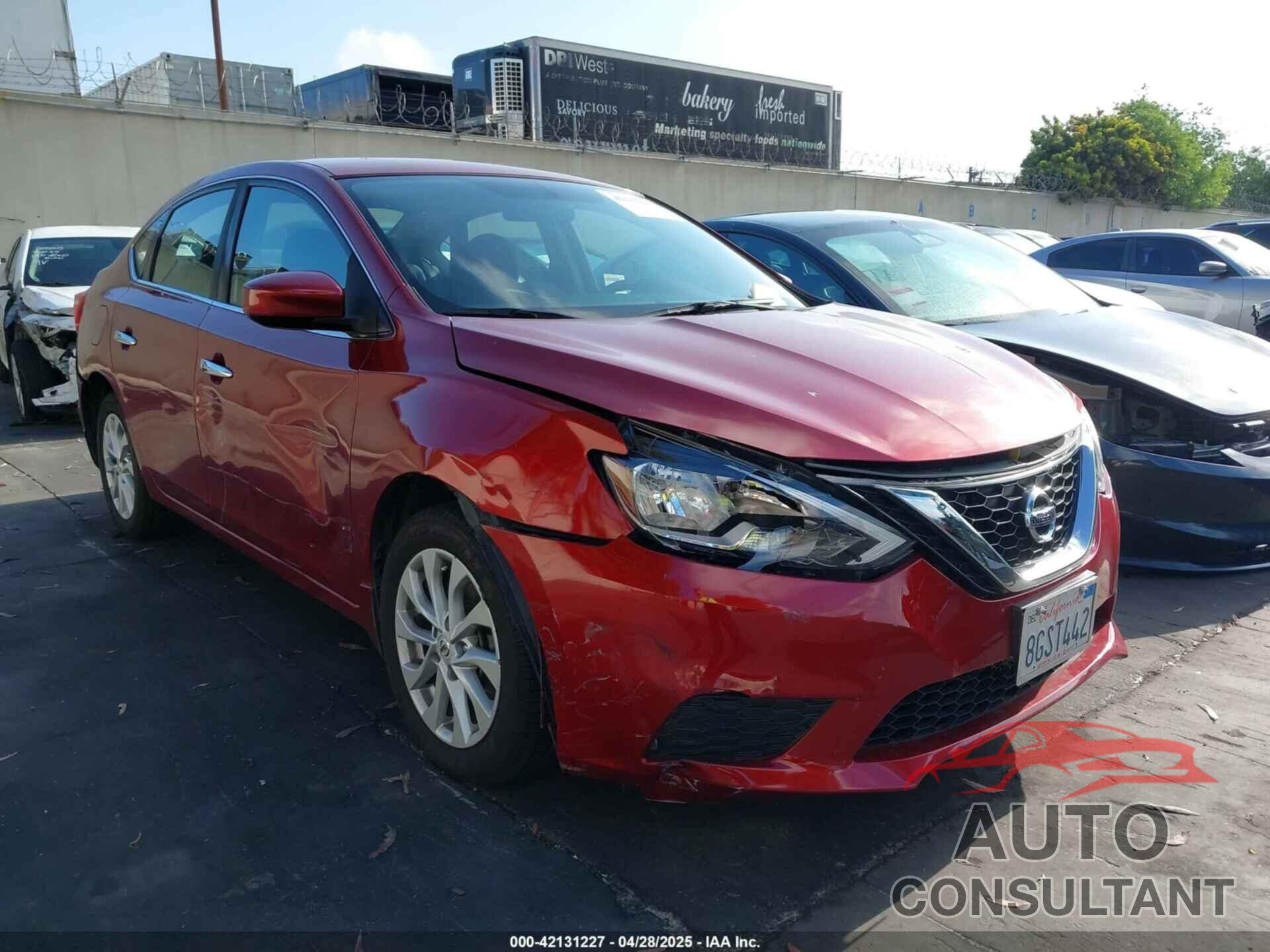 NISSAN SENTRA 2019 - 3N1AB7AP0KY216753