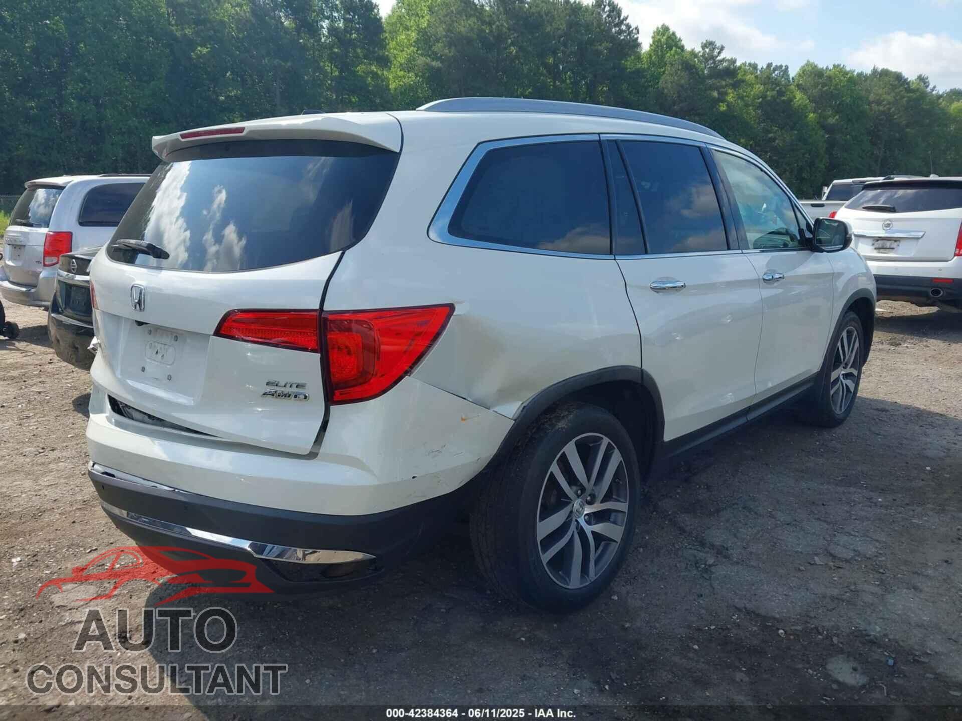HONDA PILOT 2017 - 5FNYF6H0XHB061720