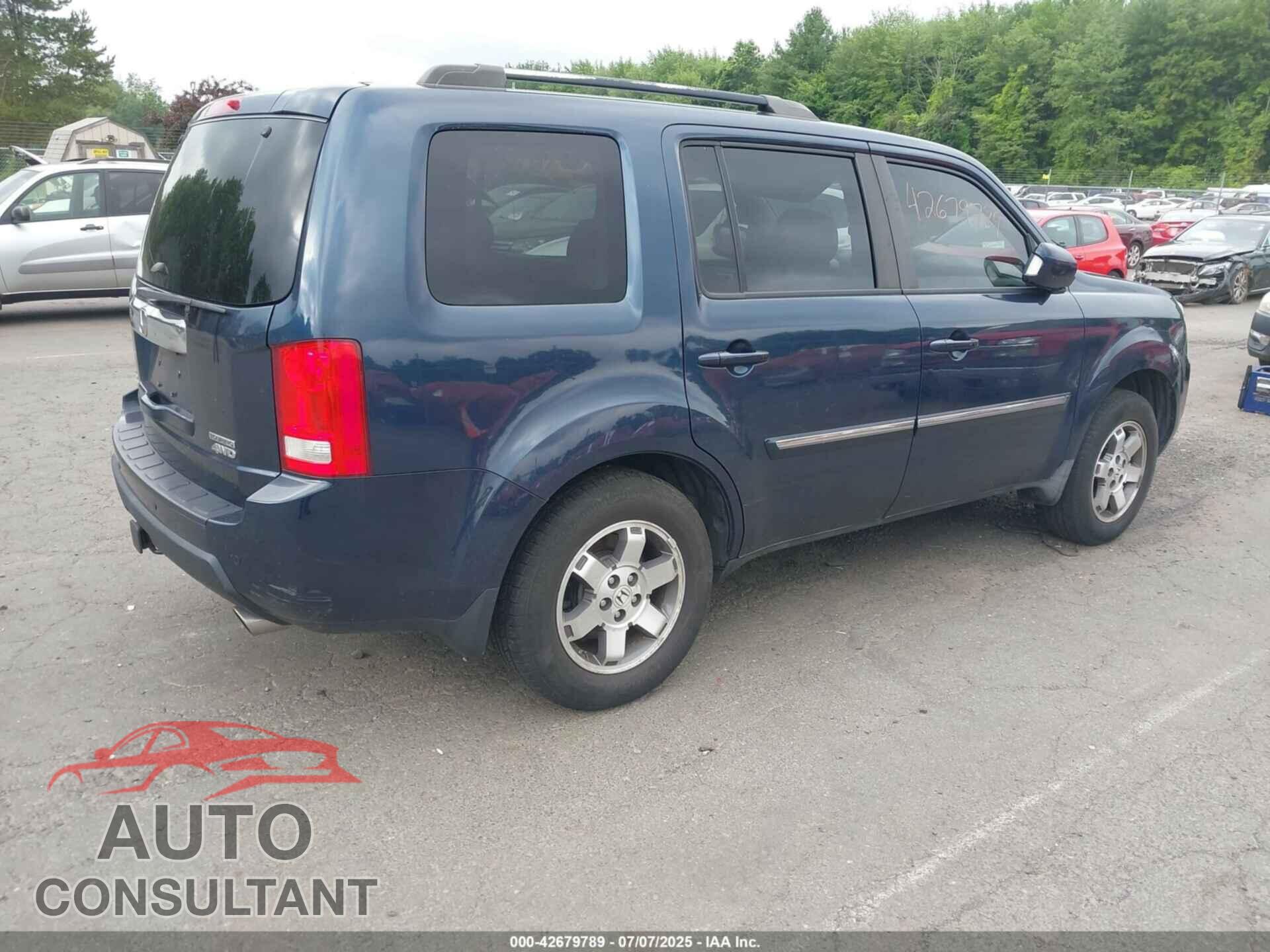 HONDA PILOT 2011 - 5FNYF4H96BB036629