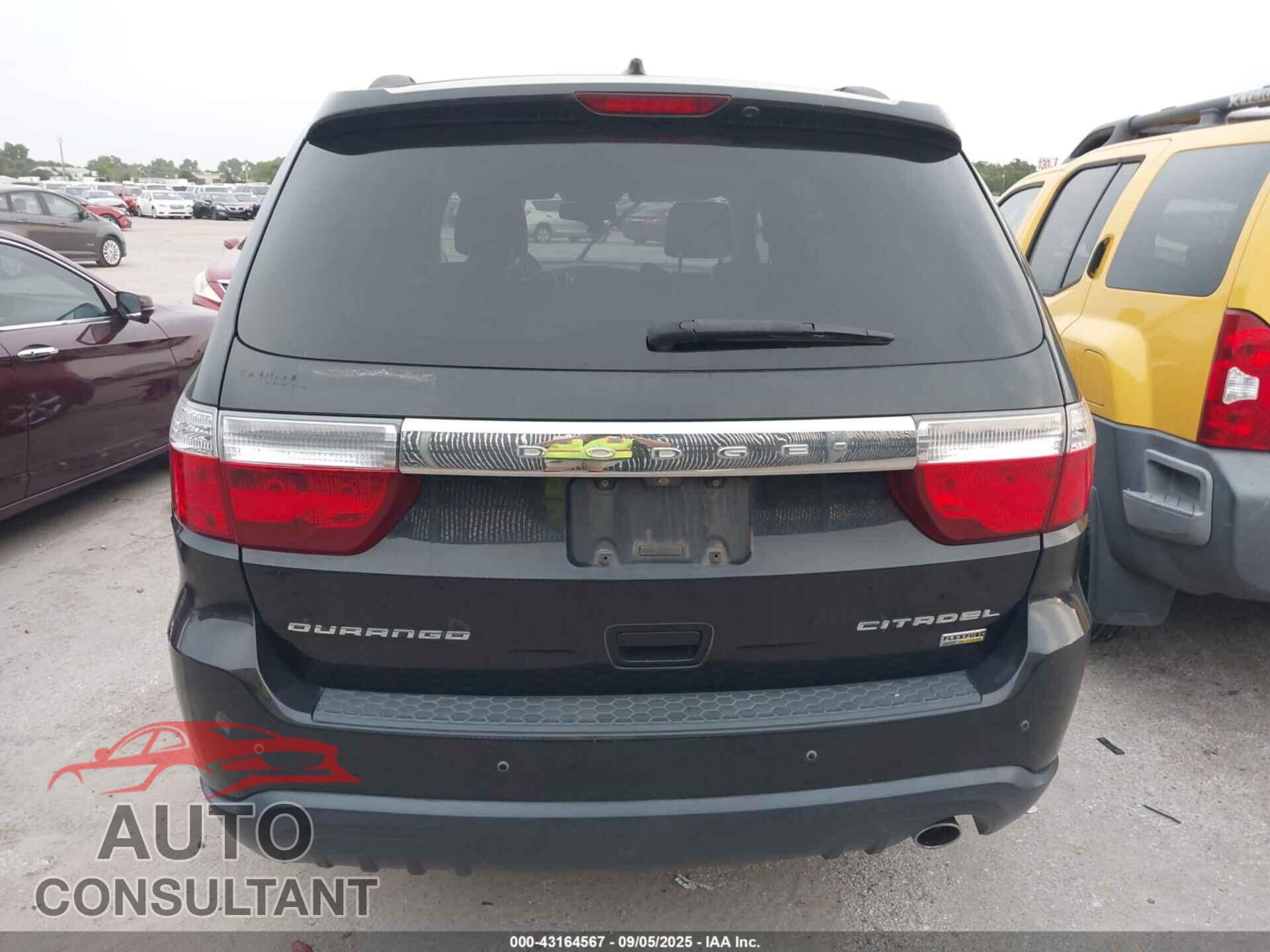 DODGE DURANGO 2012 - 1C4RDHEG5CC284891