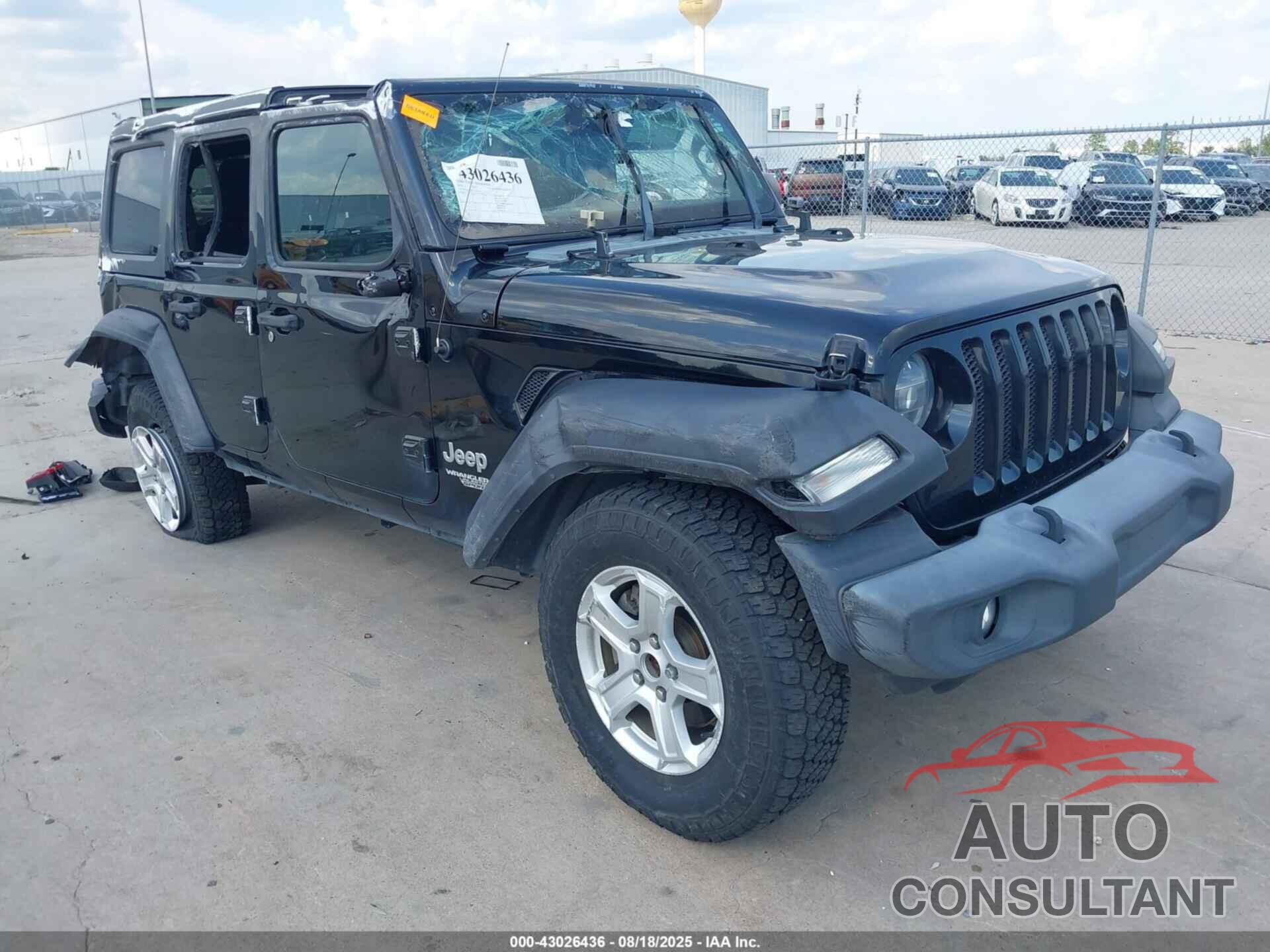 JEEP WRANGLER UNLIMITED 2020 - 1C4HJXDM7LW100362