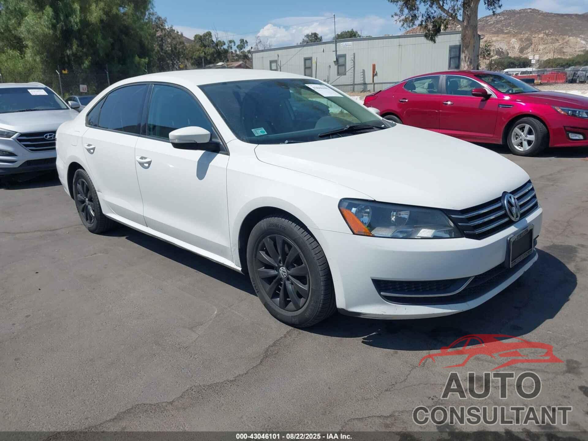 VOLKSWAGEN PASSAT 2013 - 1VWAP7A38DC116713