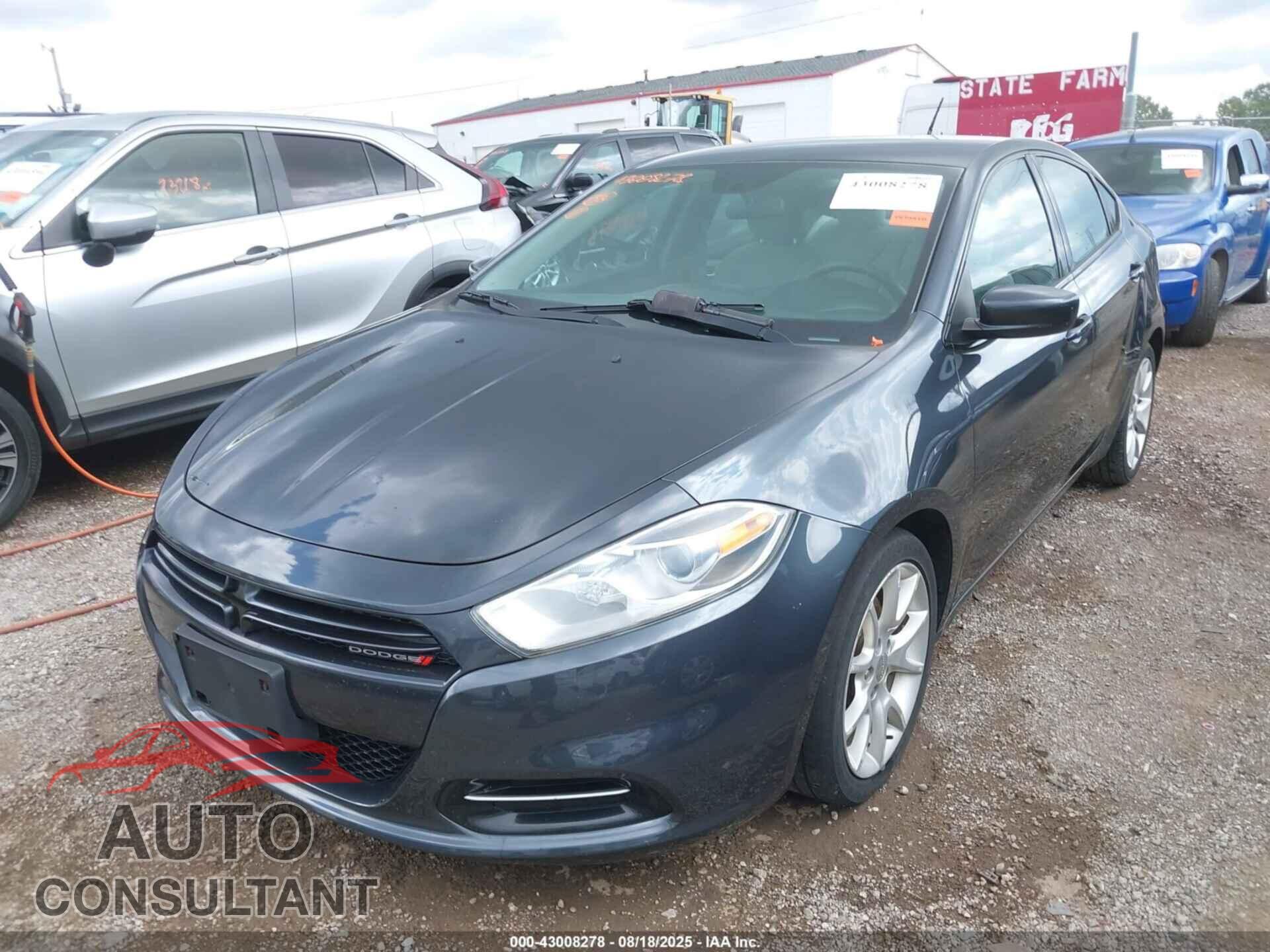 DODGE DART 2013 - 1C3CDFBA7DD321157