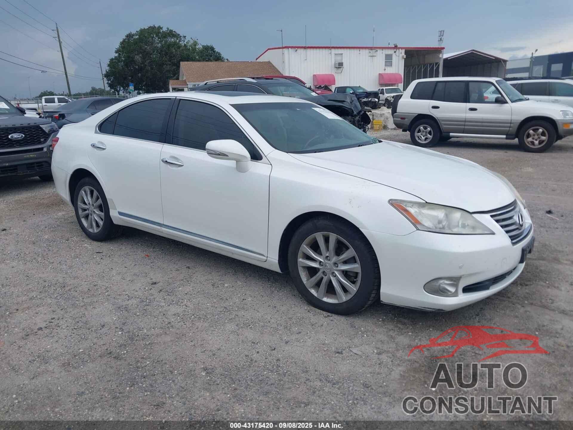 LEXUS ES 350 2011 - JTHBK1EG7B2454461