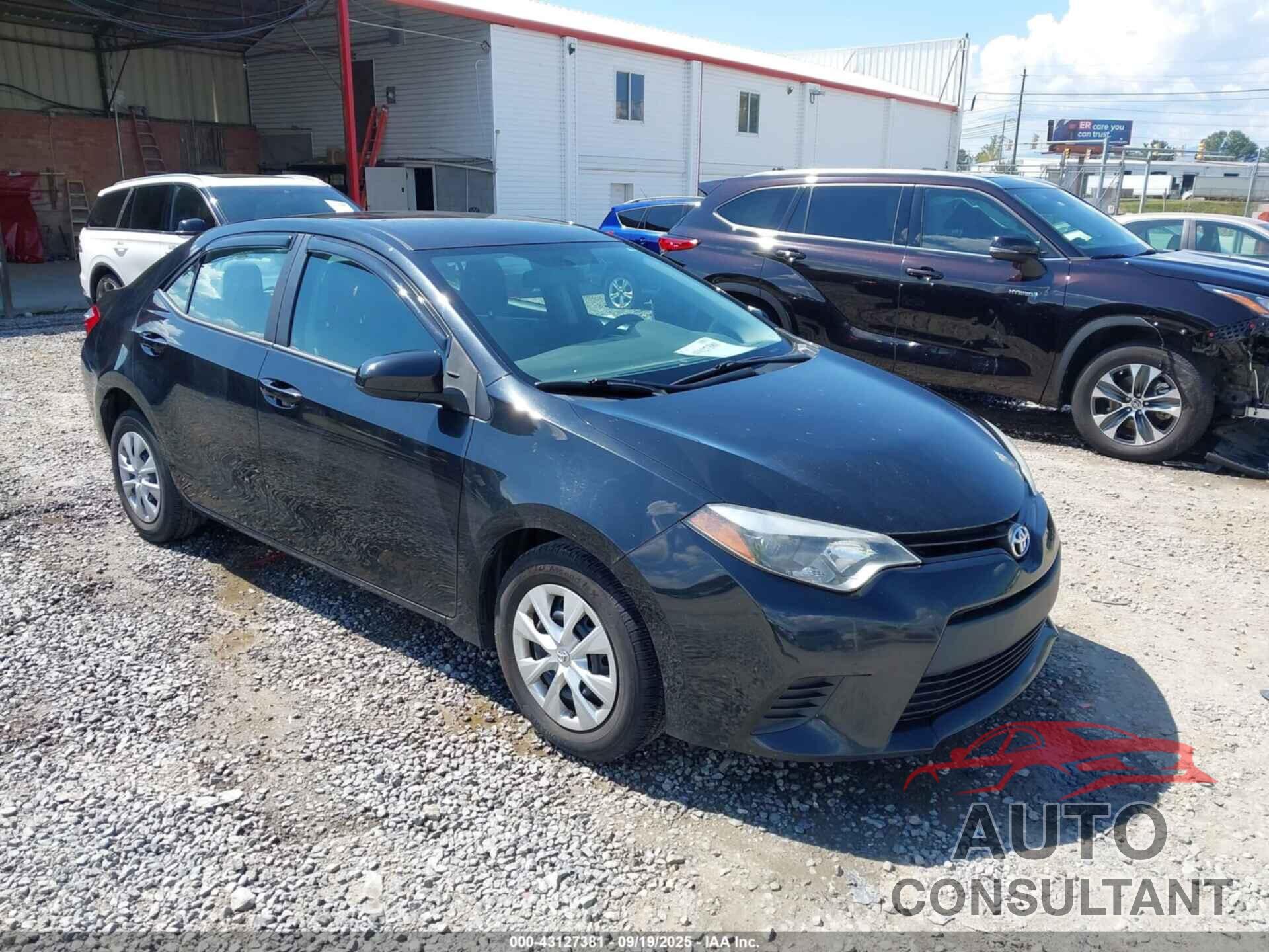 TOYOTA COROLLA 2016 - 5YFBURHE1GP373503