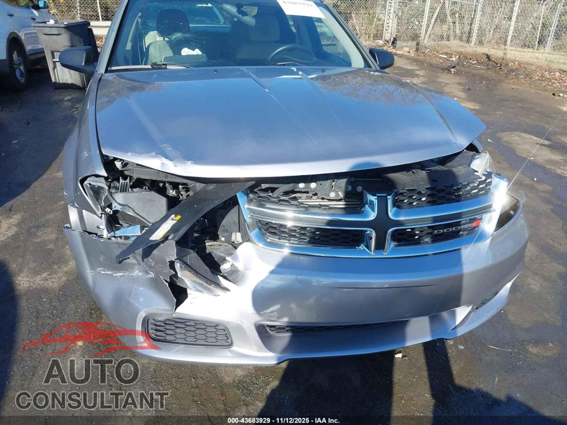 DODGE AVENGER 2013 - 1C3CDZAG2DN710063