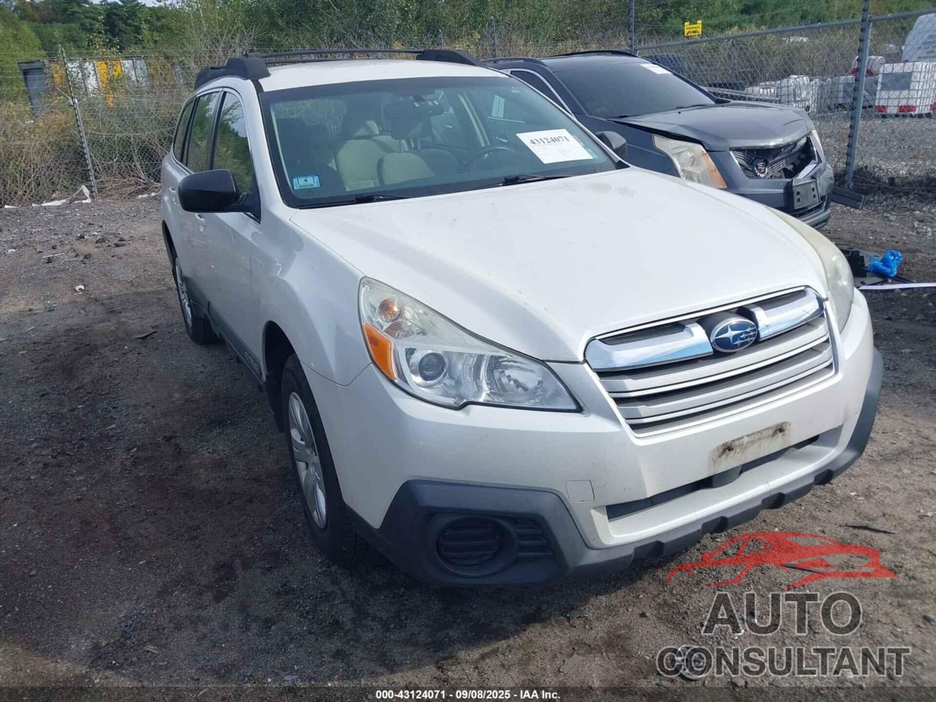 SUBARU OUTBACK 2013 - 4S4BRBAC0D3288850