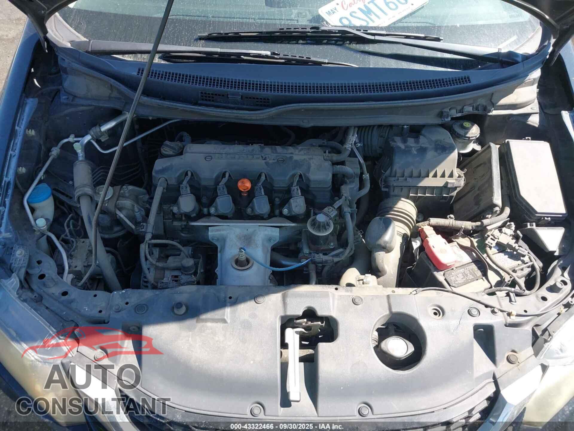 HONDA CIVIC 2013 - 19XFB2F98DE212468
