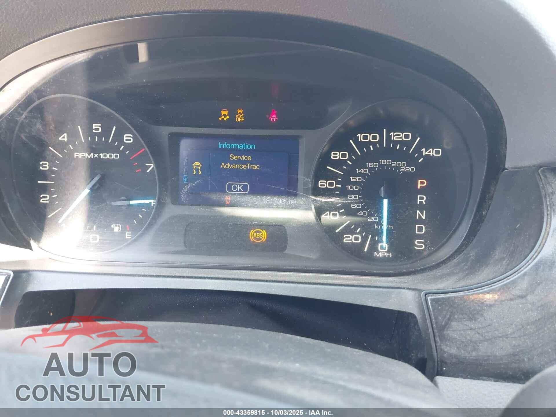 FORD EDGE 2013 - 2FMDK3GC3DBB45417