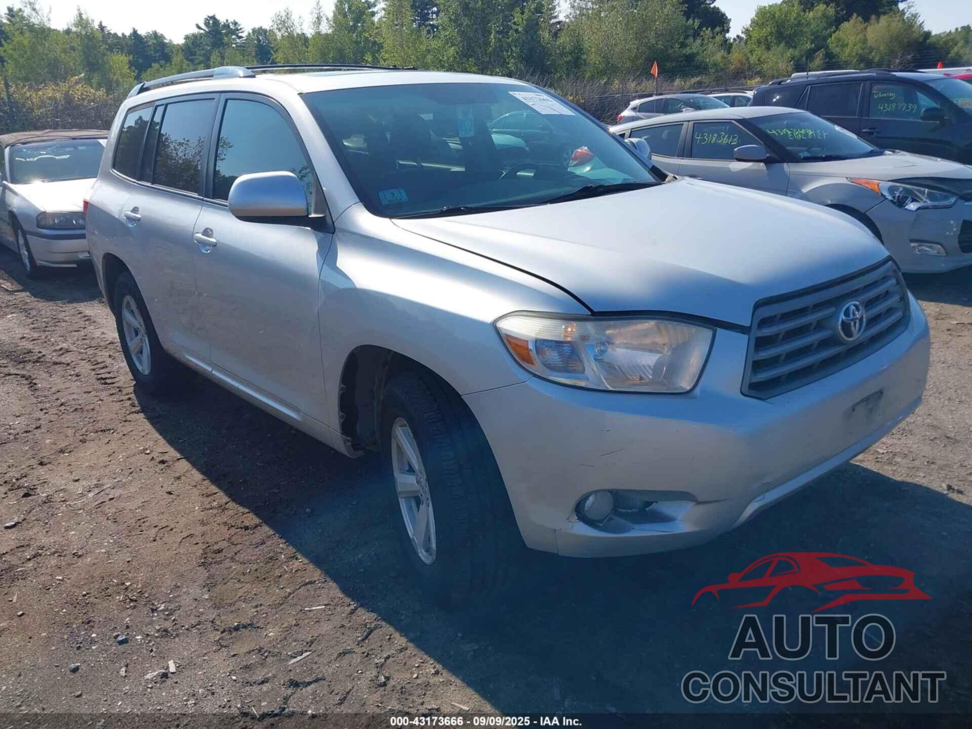 TOYOTA HIGHLANDER 2010 - 5TDJK3EH0AS033559