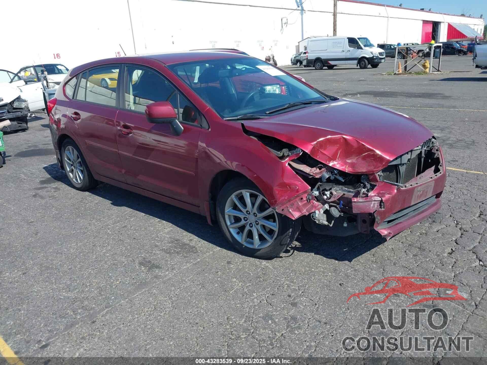 SUBARU IMPREZA 2012 - JF1GPAC61CH245482