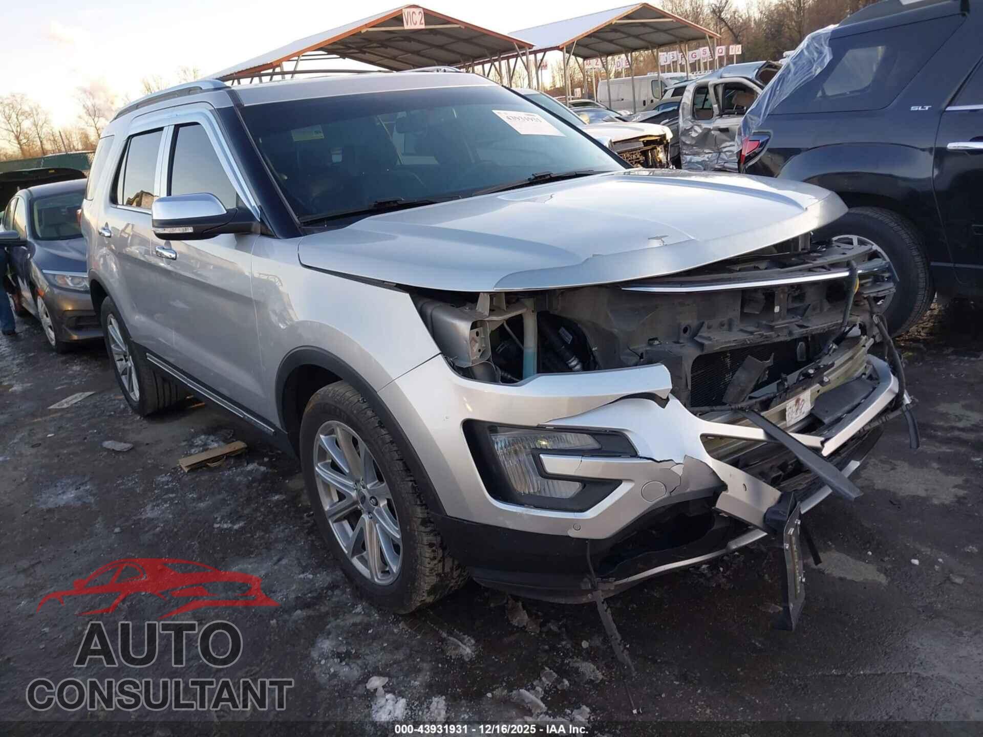 FORD EXPLORER 2017 - 1FM5K8F87HGB80331