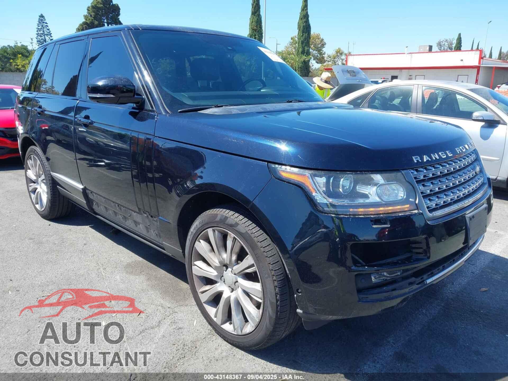 LAND ROVER RANGE ROVER 2014 - SALGS2EF6EA140646