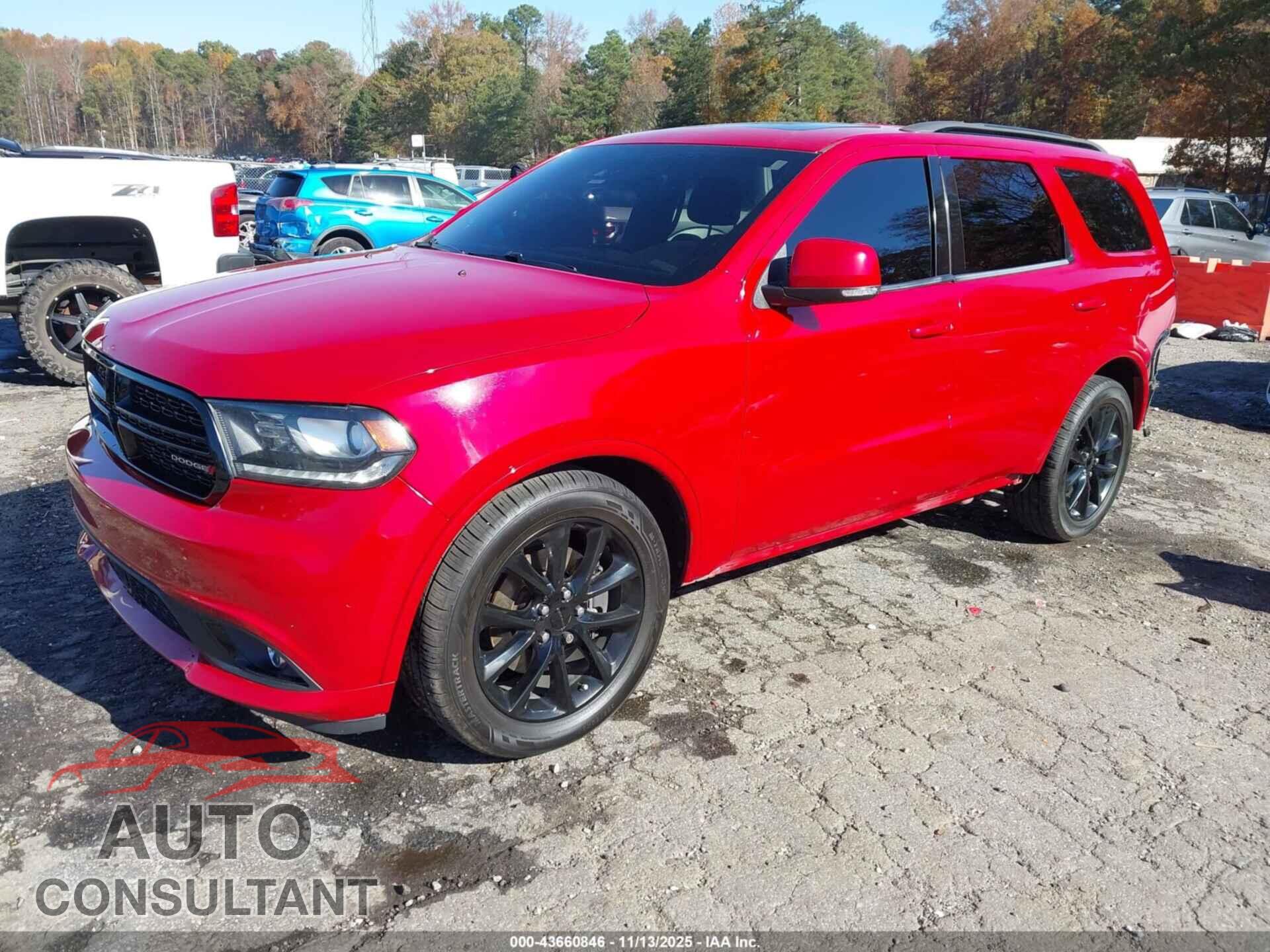 DODGE DURANGO 2017 - 1C4SDHCTXHC774784