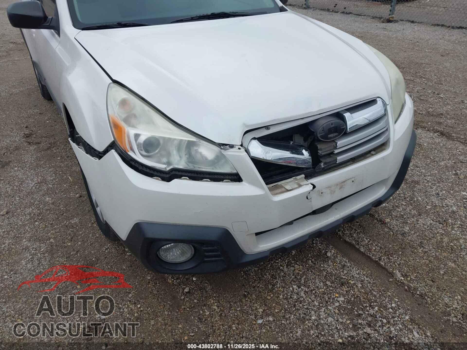 SUBARU OUTBACK 2014 - 4S4BRBAC1E3224334