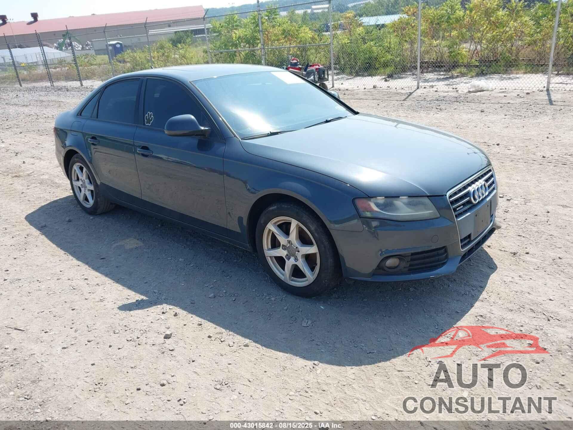 AUDI A4 2009 - WAULF78K19N050493