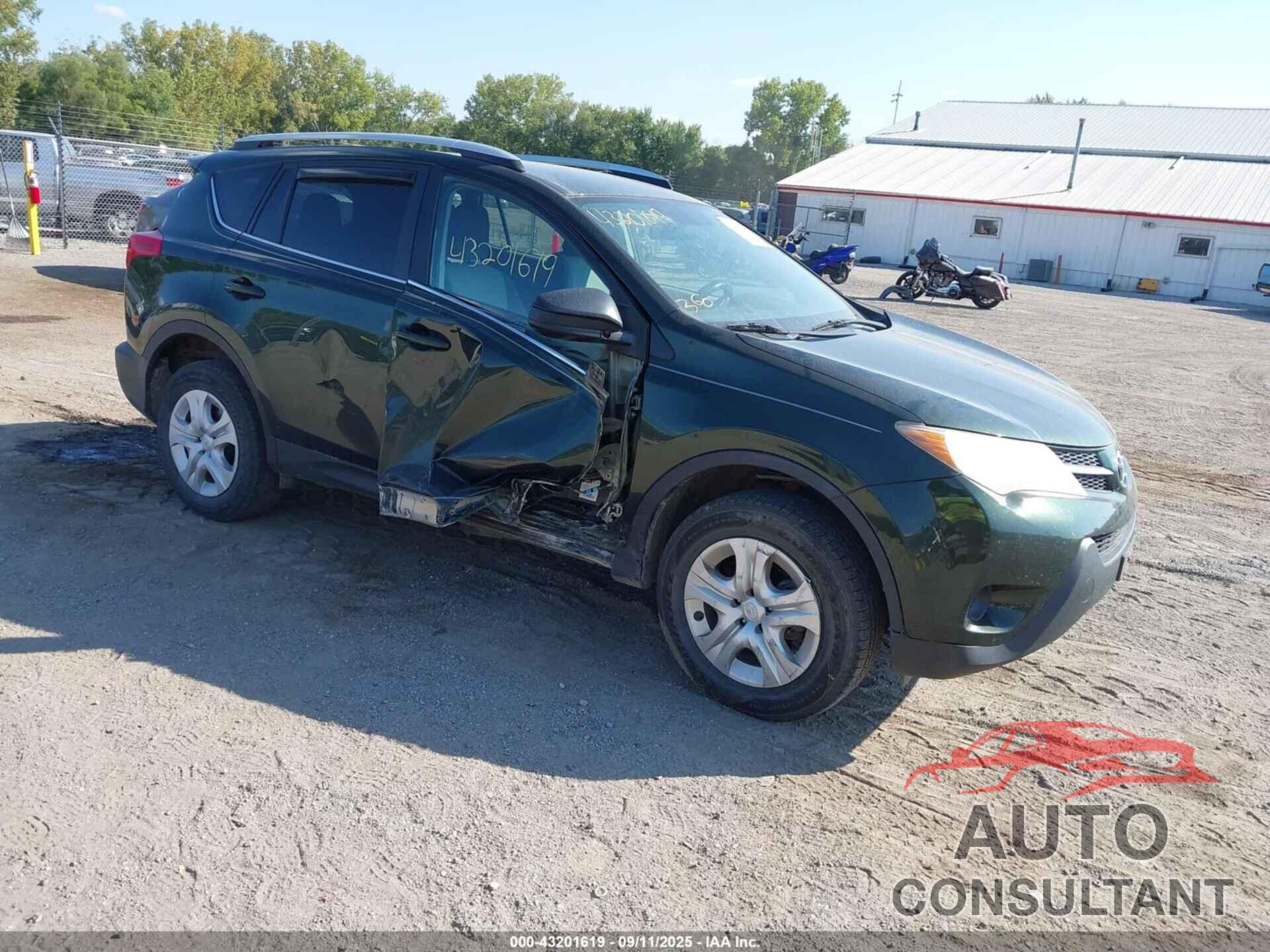 TOYOTA RAV4 2013 - 2T3ZFREV6DW050210