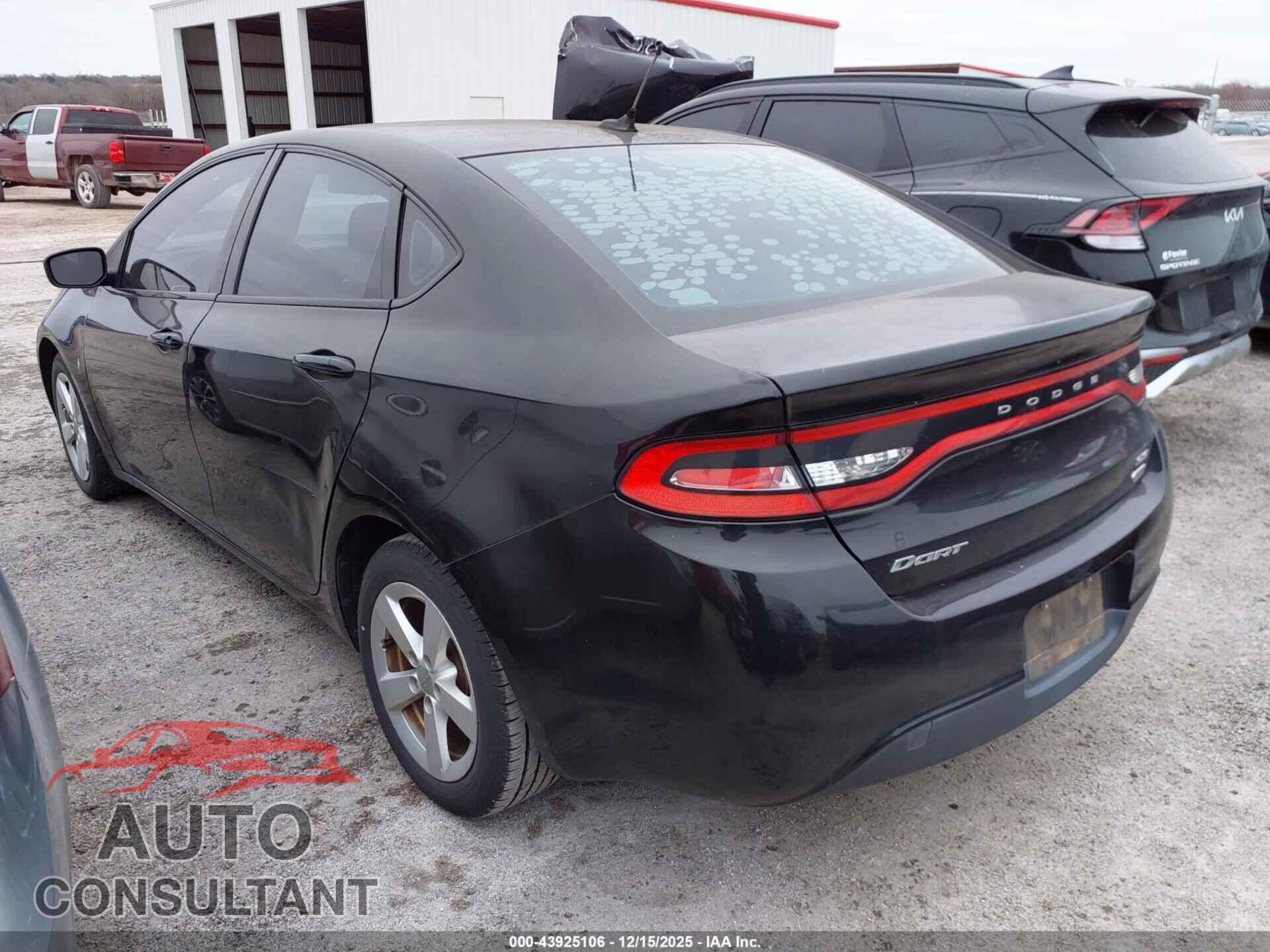 DODGE DART 2015 - 1C3CDFBB7FD275907