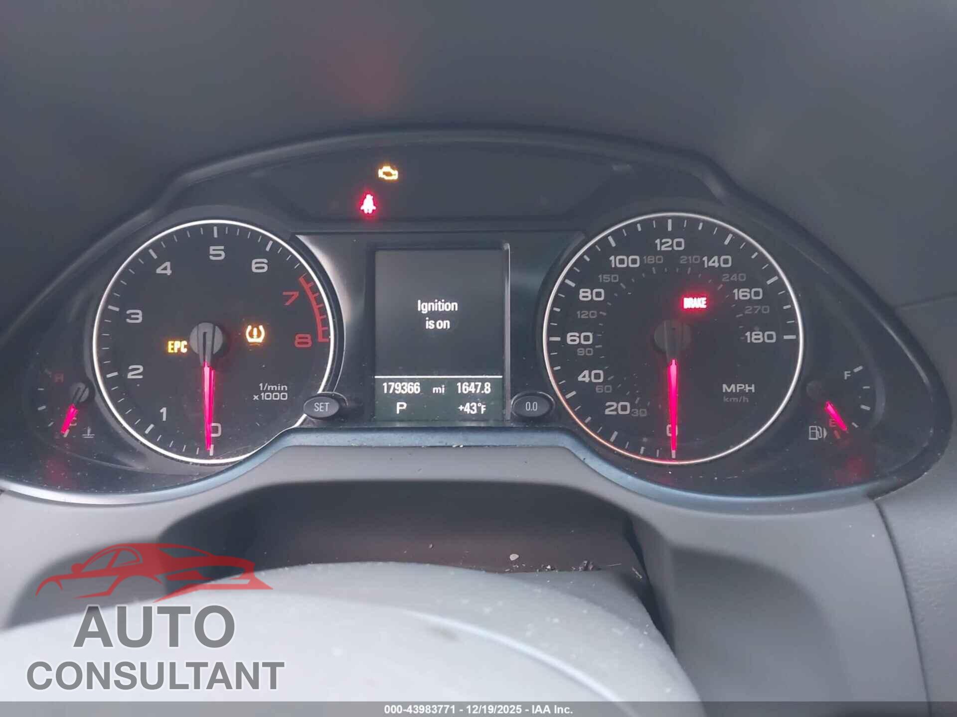 AUDI Q5 2012 - WA1DKAFP6CA133716