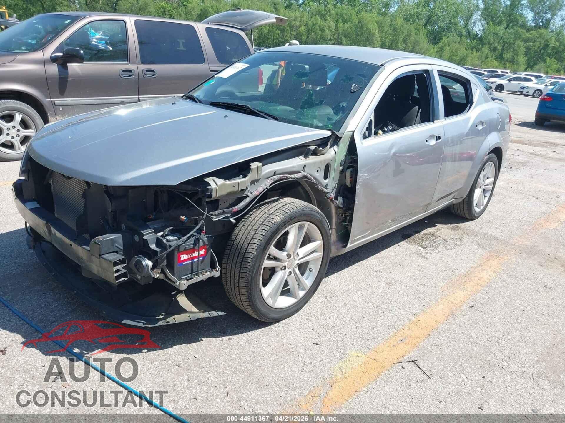 DODGE AVENGER 2013 - 1C3CDZAG7DN604420