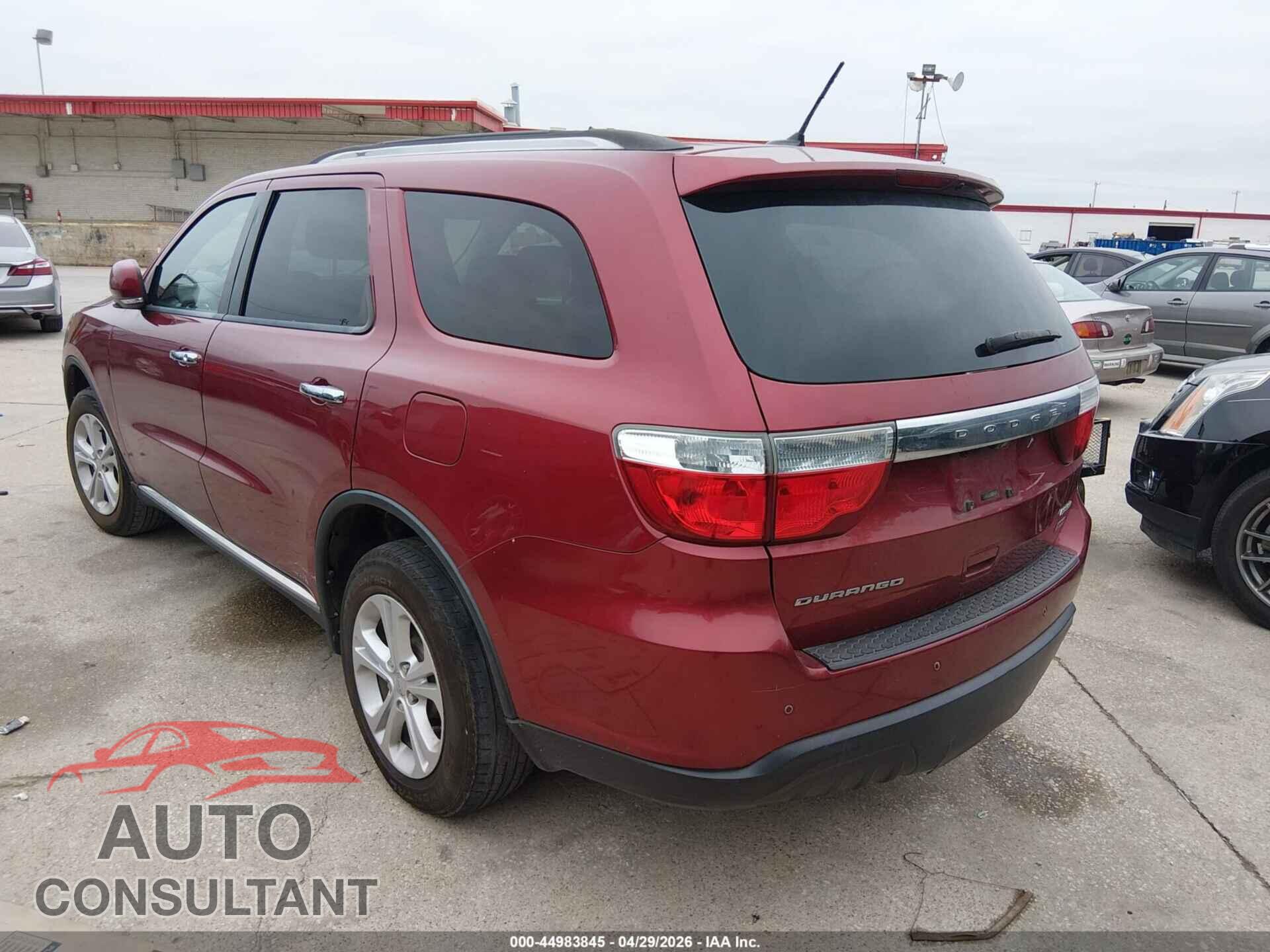 DODGE DURANGO 2013 - 1C4RDHDG8DC616910