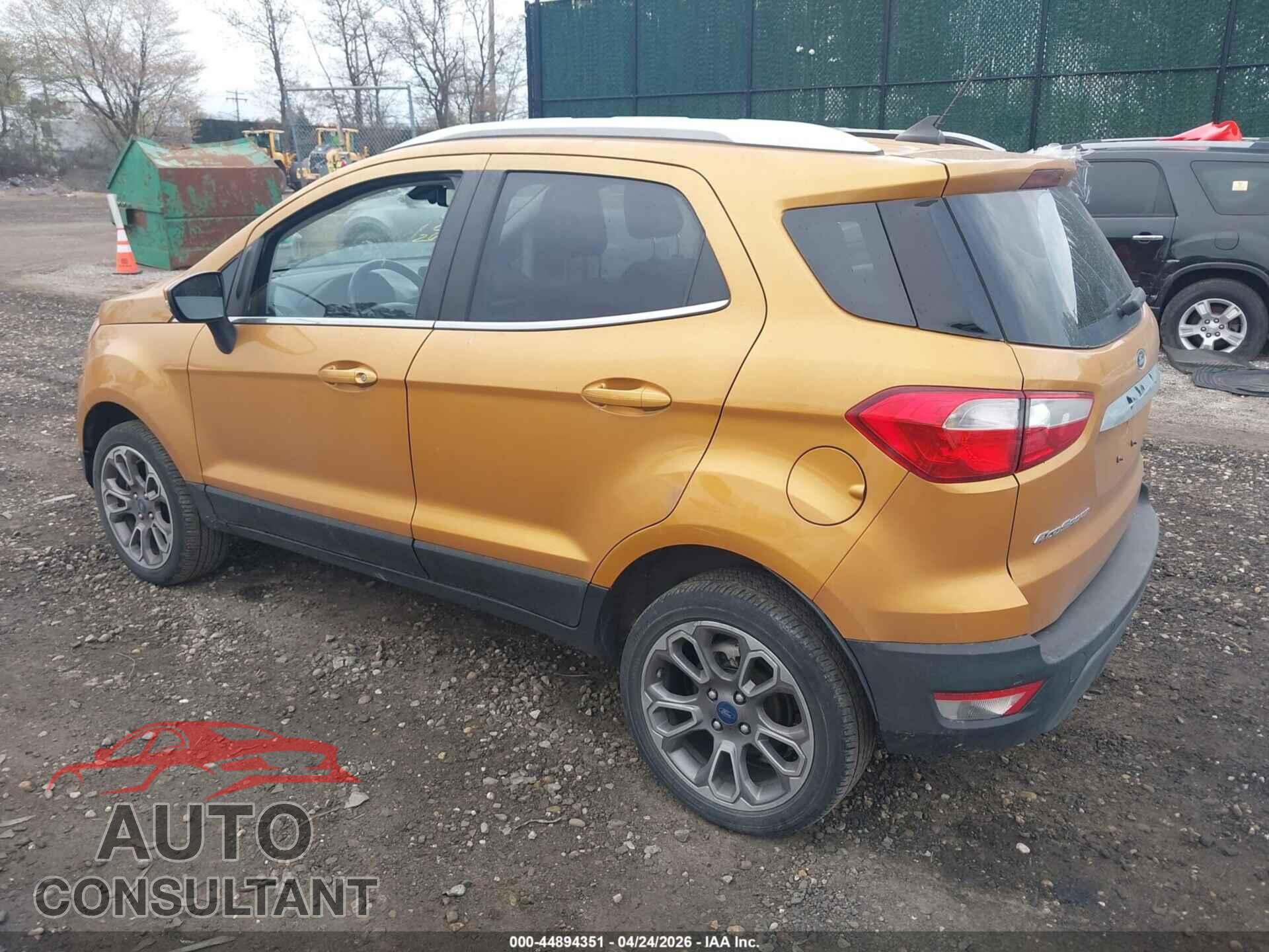 FORD ECOSPORT 2022 - MAJ6S3KL9NC461741