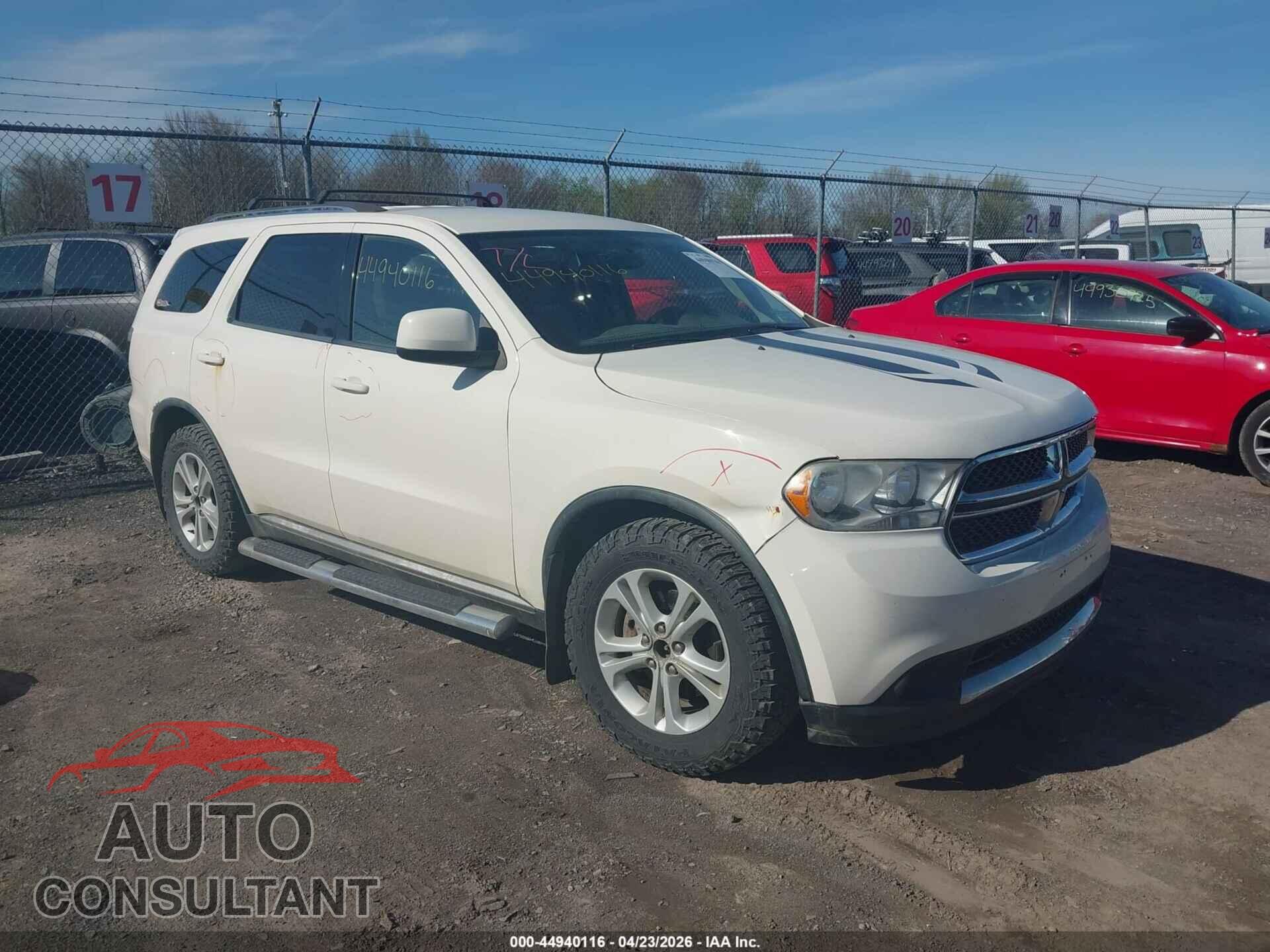 DODGE DURANGO 2012 - 1C4RDJAG5CC122269