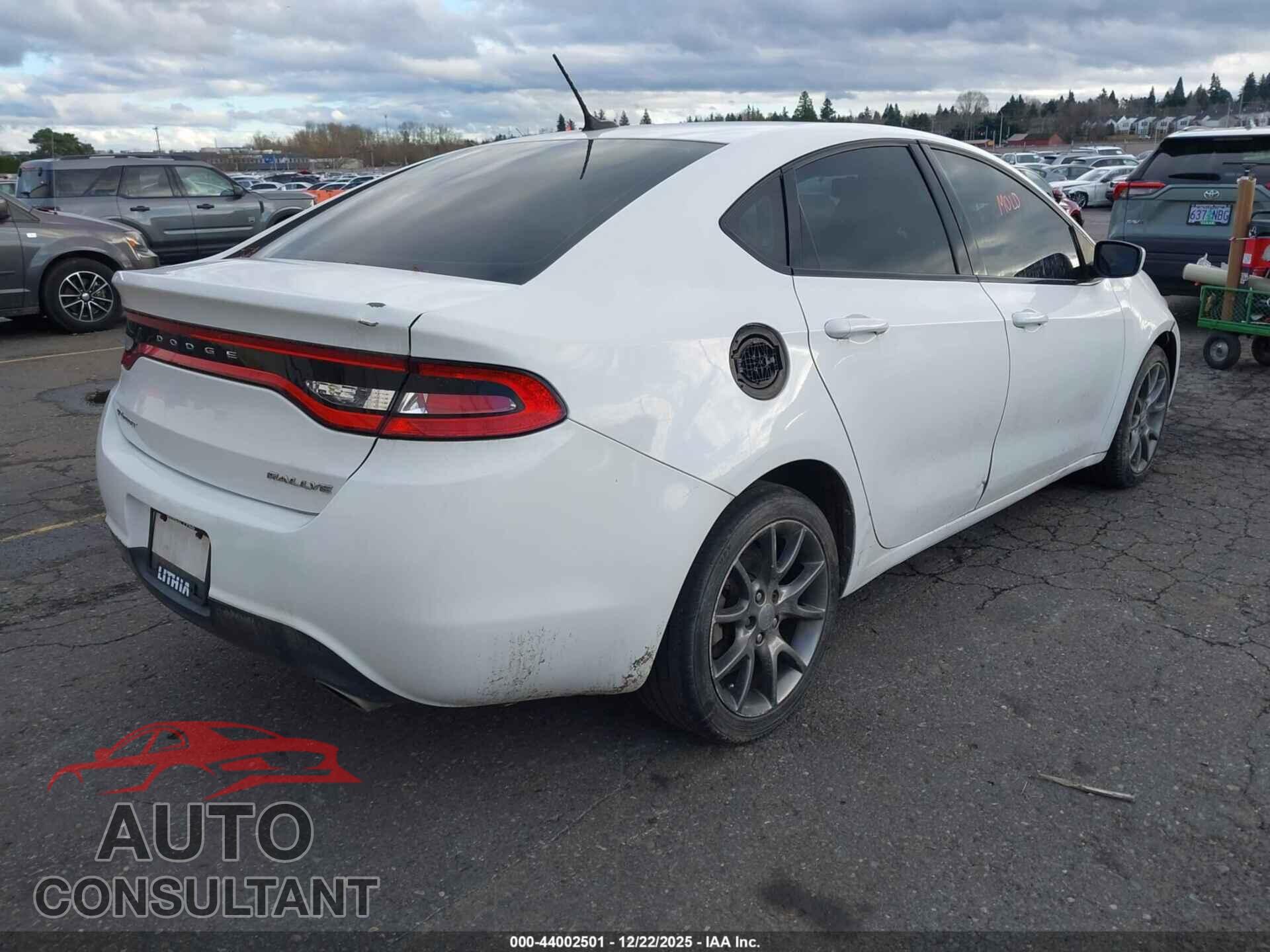 DODGE DART 2013 - 1C3CDFBA2DD328579