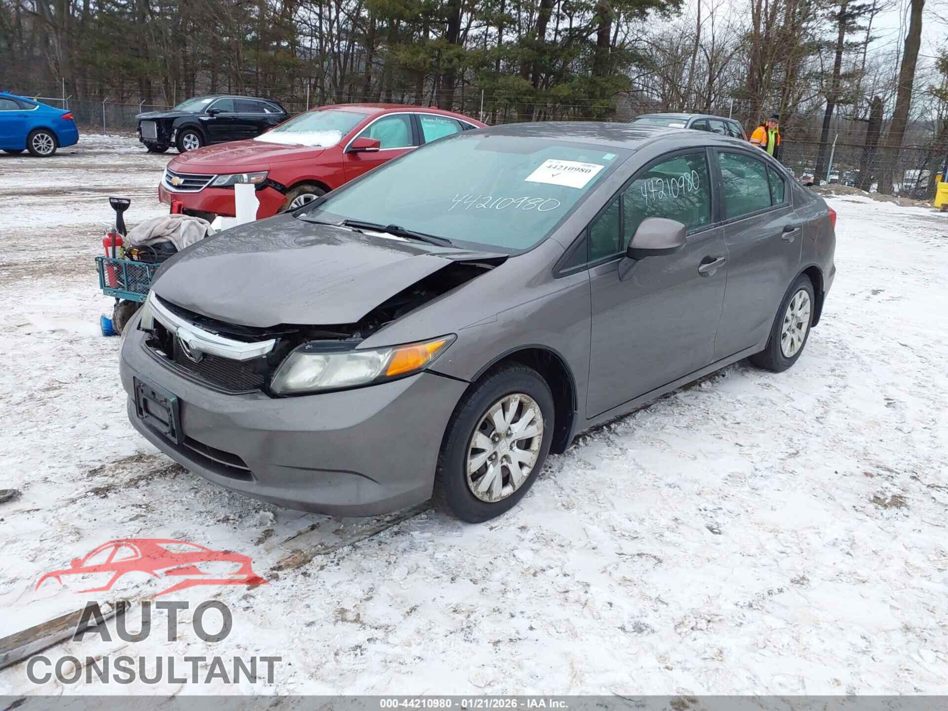 HONDA CIVIC 2012 - 19XFB2F55CE083889