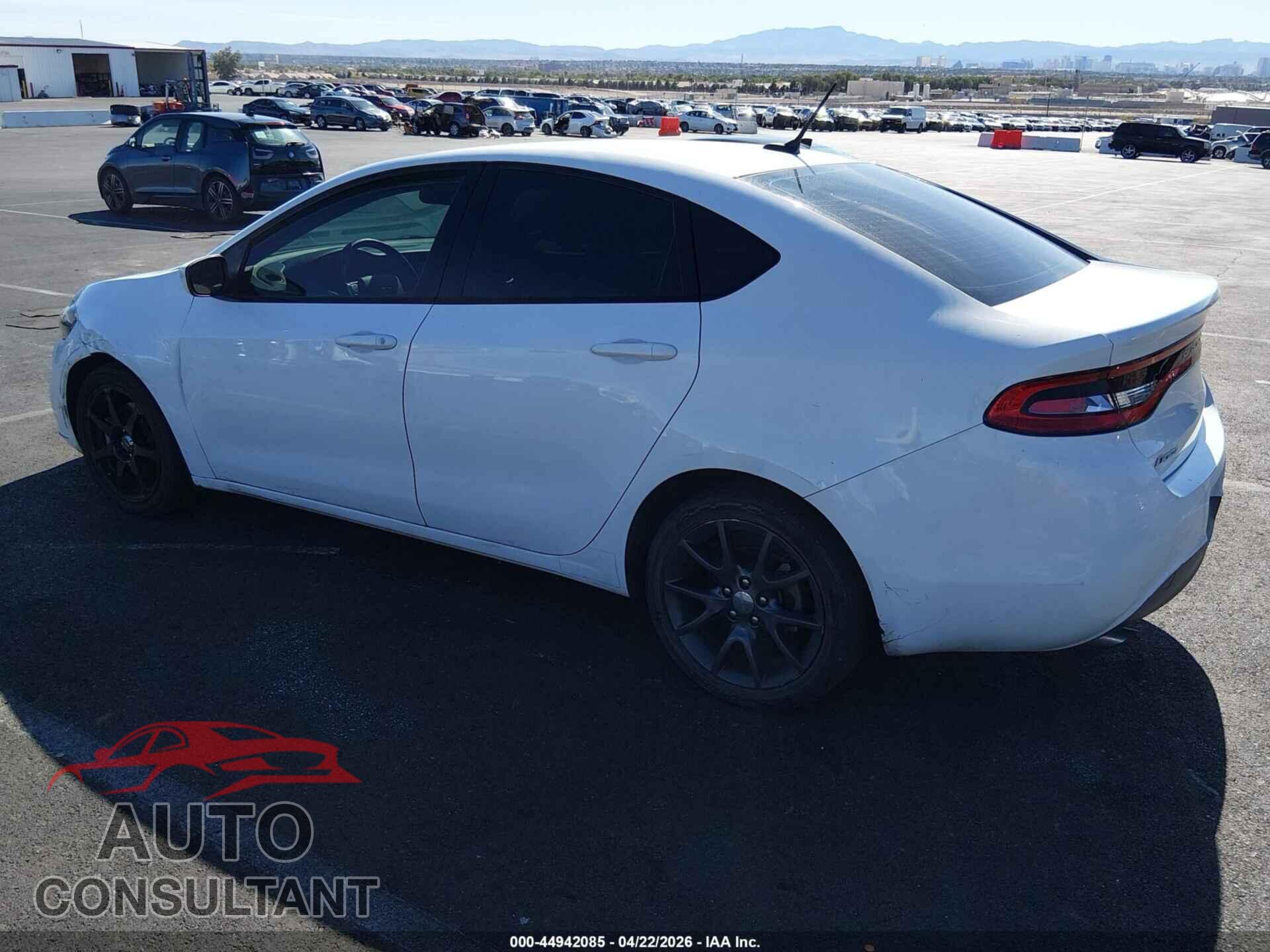 DODGE DART 2016 - 1C3CDFAA9GD643711