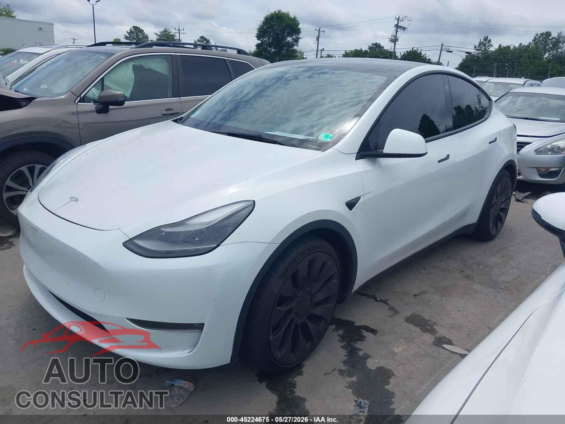 TESLA MODEL Y 2022 - 7SAYGDEF5NF461905