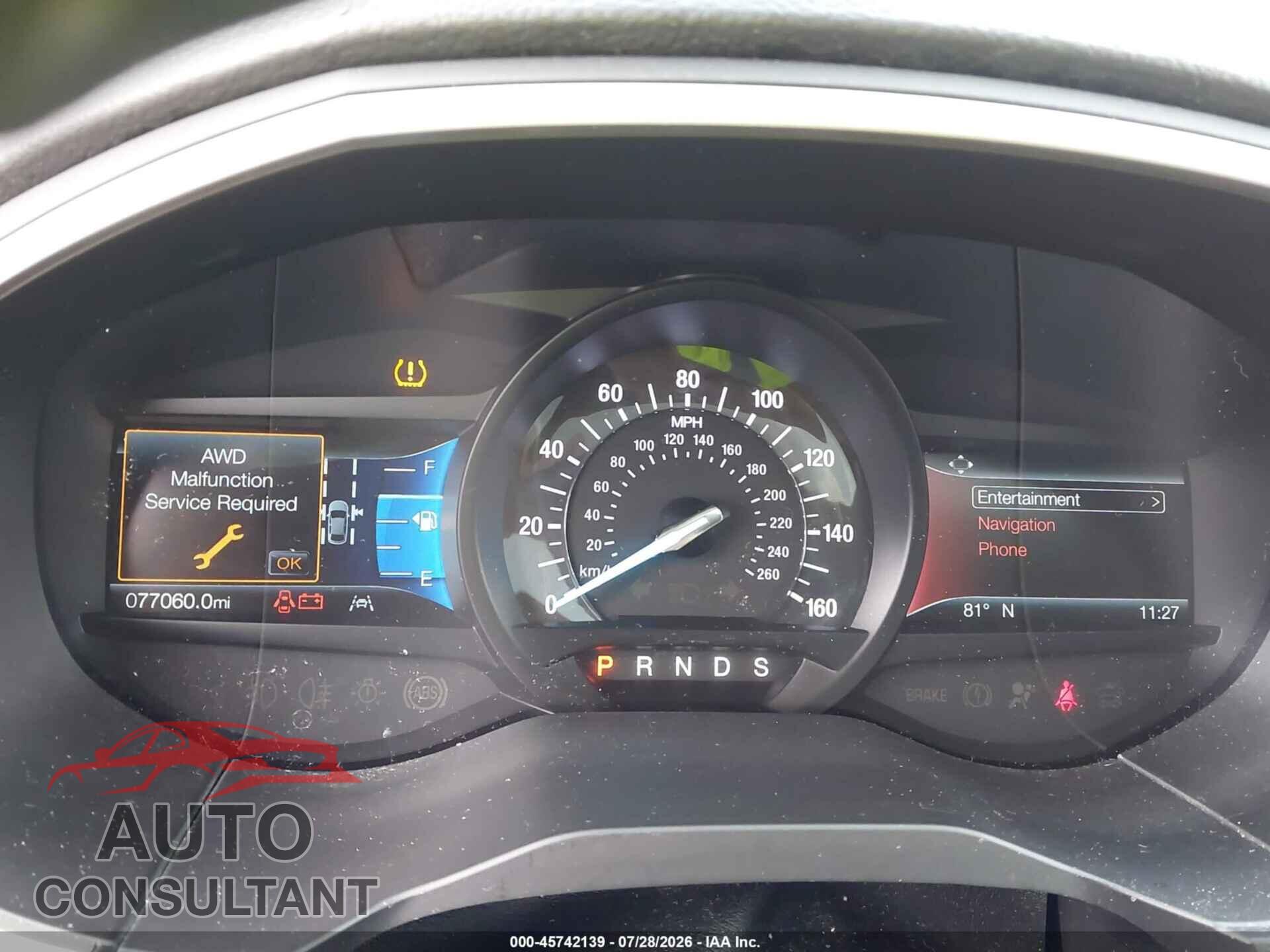 FORD EDGE 2020 - 2FMPK4J98LBB03260